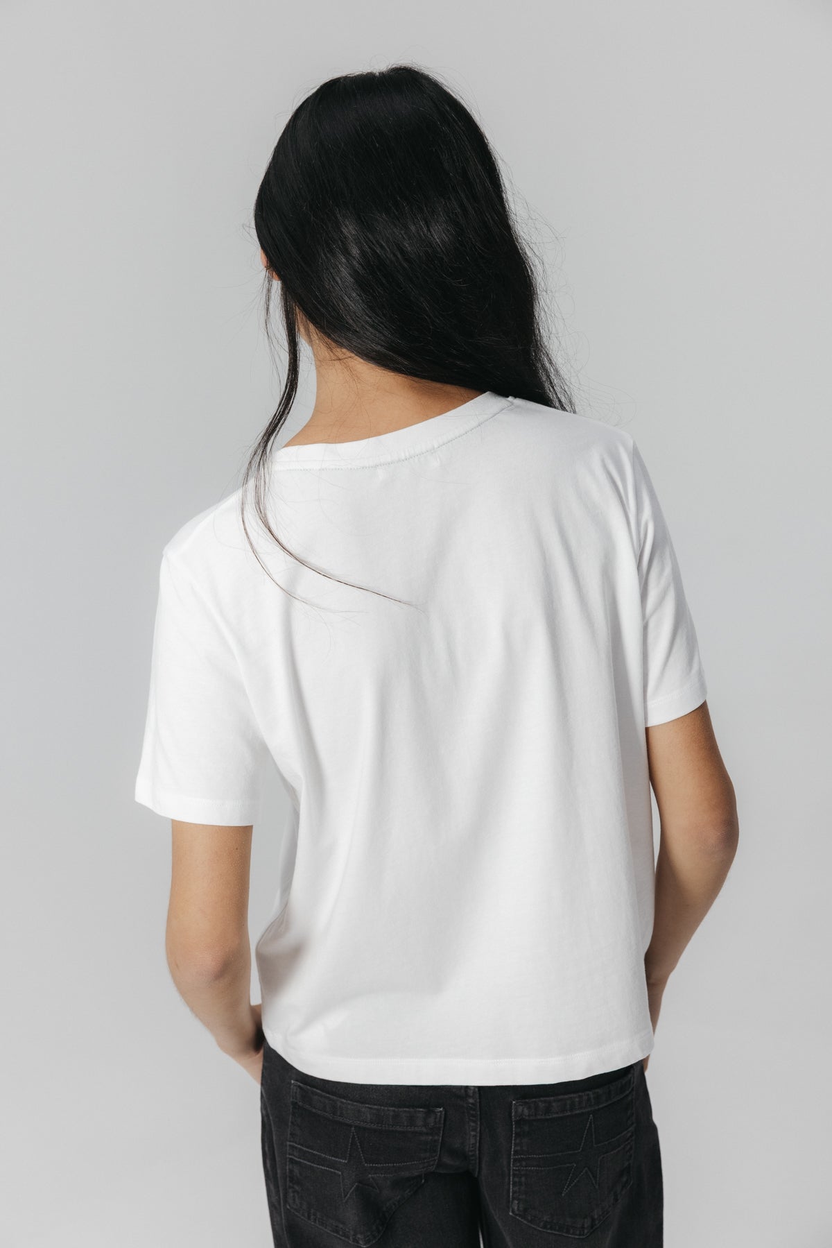 CAMISETA TEEN ESTAMPADO AT FIRST SIGHT BLANCO PURO