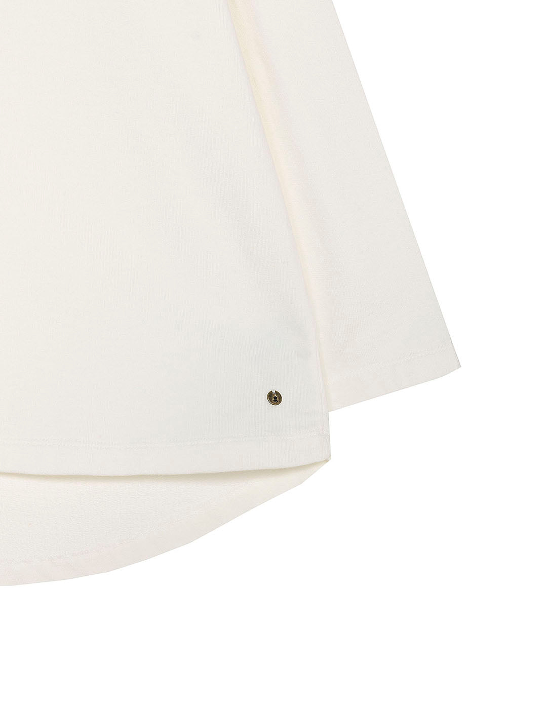 SUDADERA TEEN LAVADA COLOR STAR BLANCO ROTO