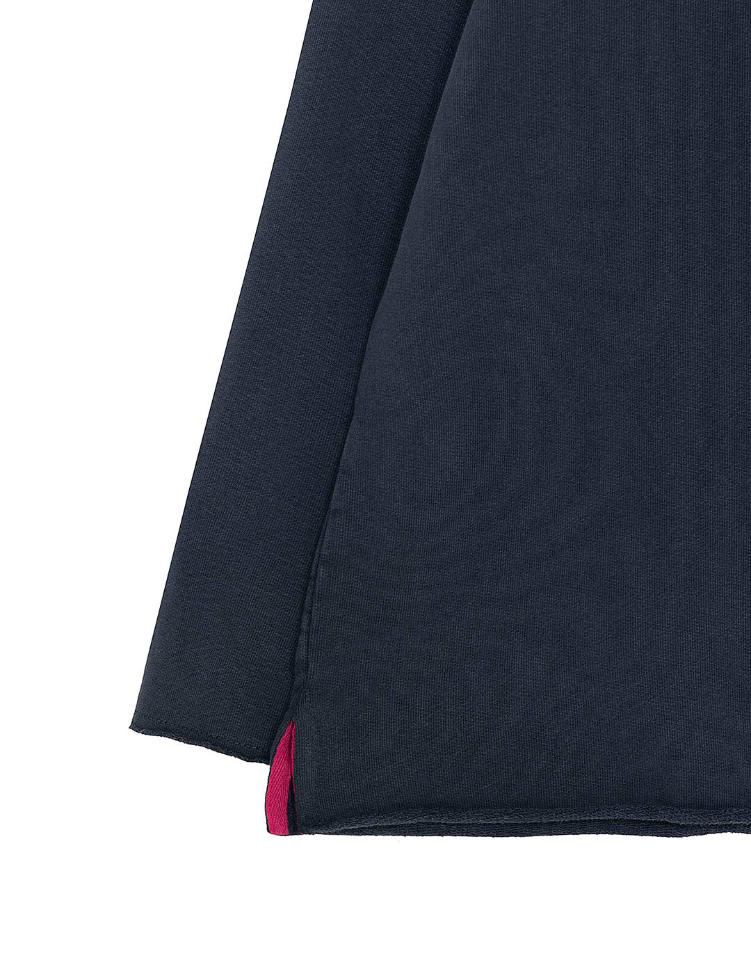 SUDADERA TEEN LAVADA COLOR STAR AZUL MARINO DELAVÉ