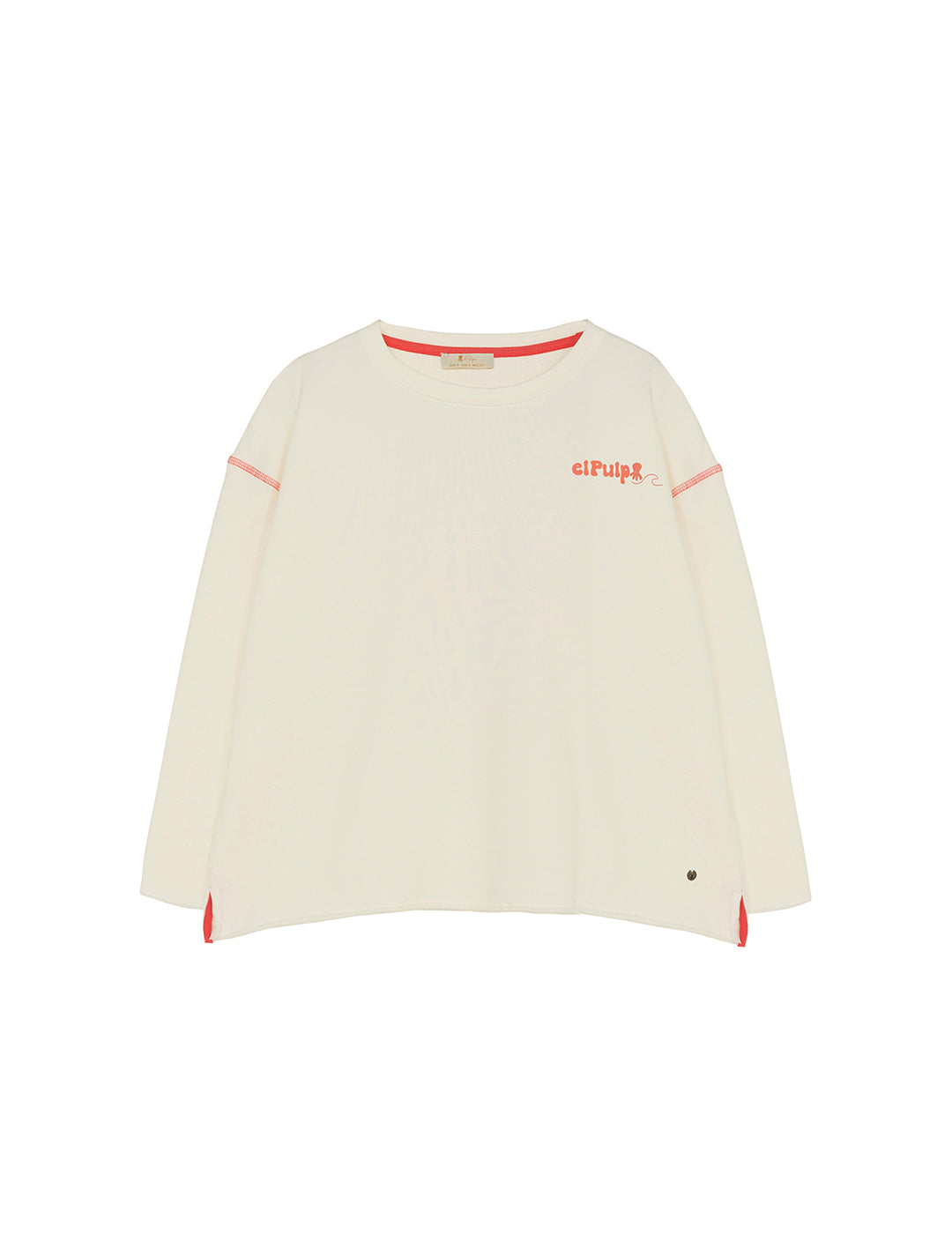 SUDADERA TEEN LAVADA SUNSET BLANCO ROTO
