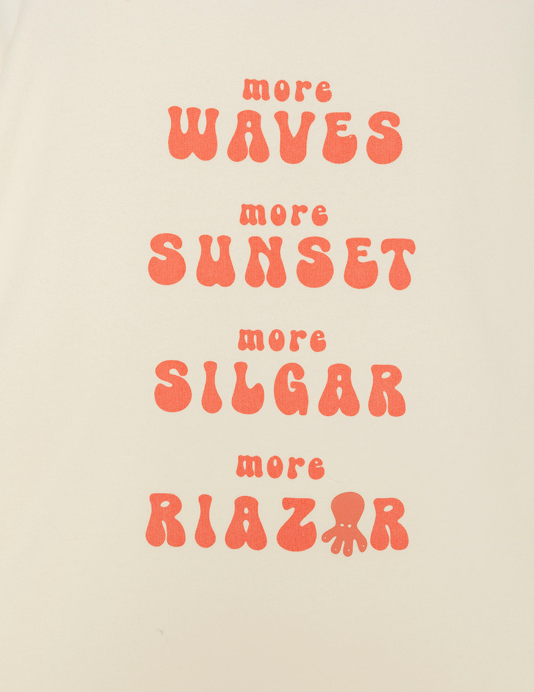 SUDADERA TEEN LAVADA SUNSET BLANCO ROTO