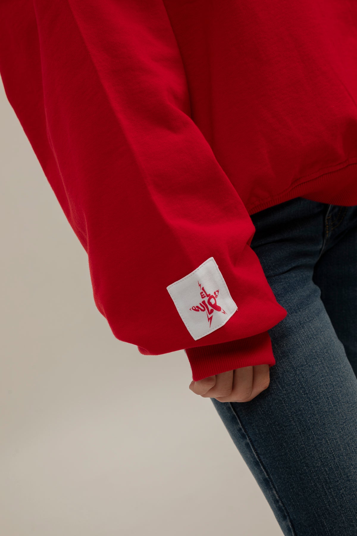 Sudadera teen iconic rojo