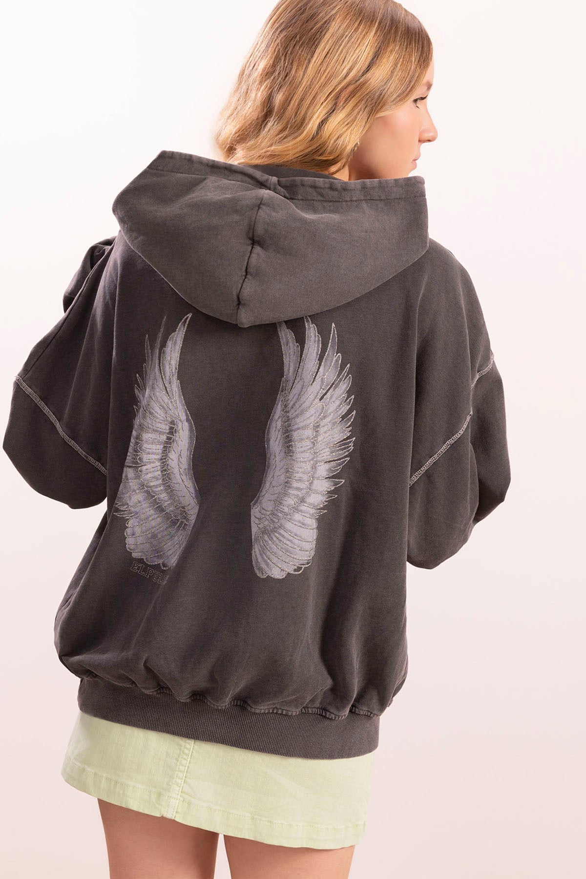 DELAVÉ BLACK WINGS MOLETOM ADOLESCENTE