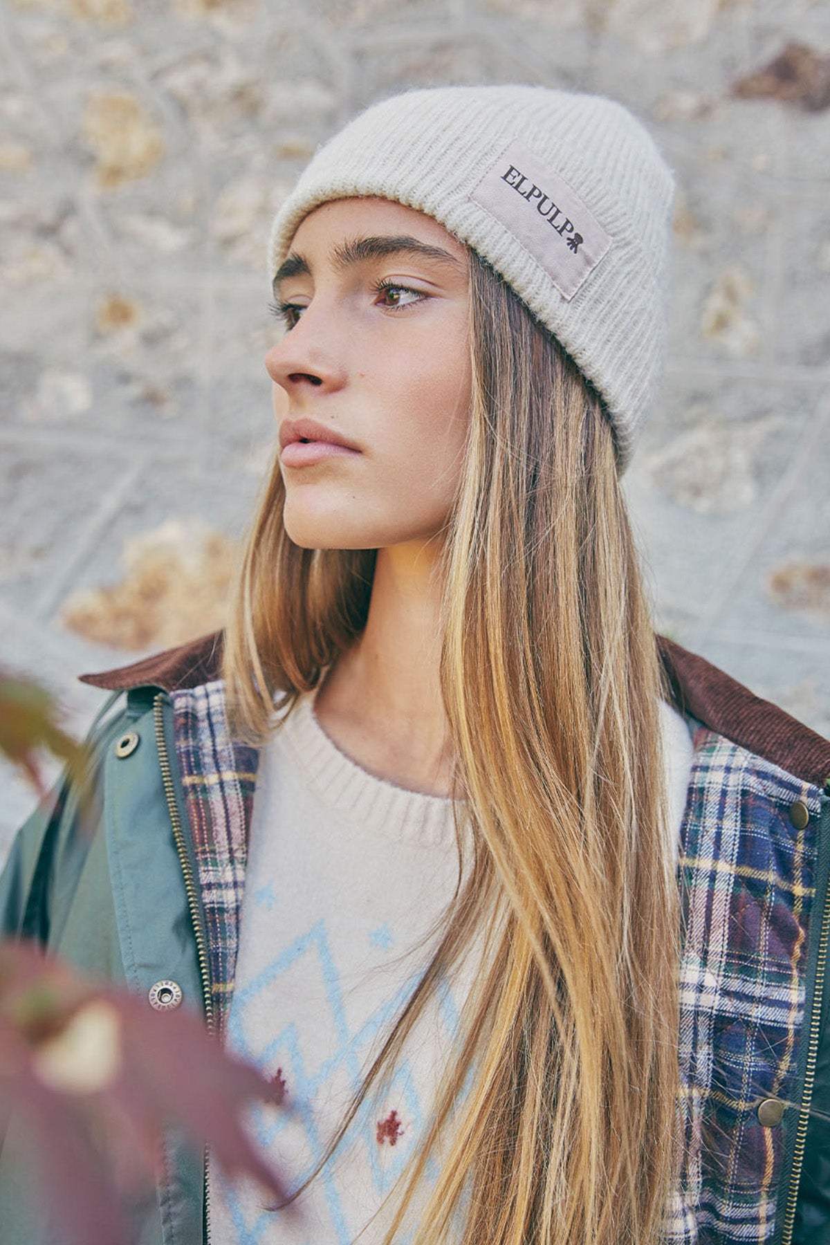 GORRO TEEN BLANCO ROTO