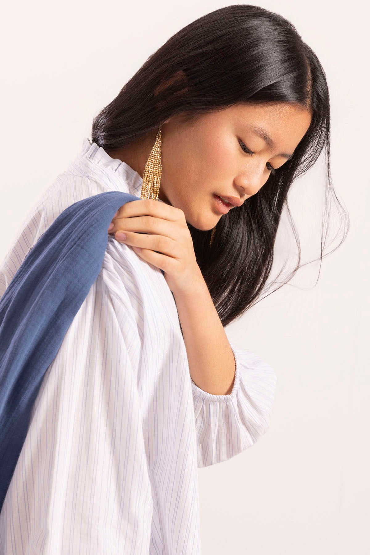 FOULARD BAMBULA TEEN BORDADO AZUL COBALTO