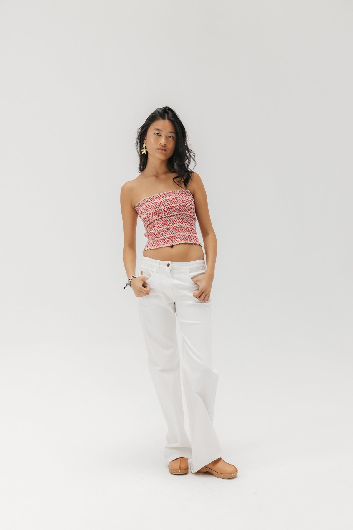 TOP TEEN BANDEAU ESTAMPADO MULTICOLOR