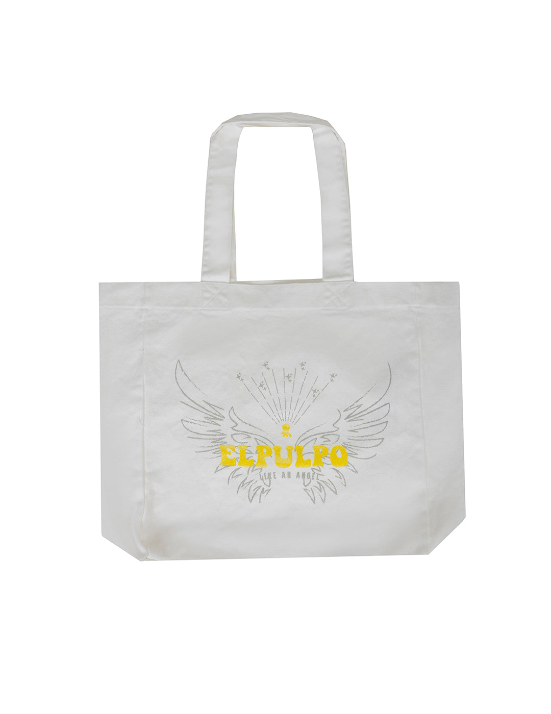 ANGELICA OFF-WHITE WASHED TOTE BAG