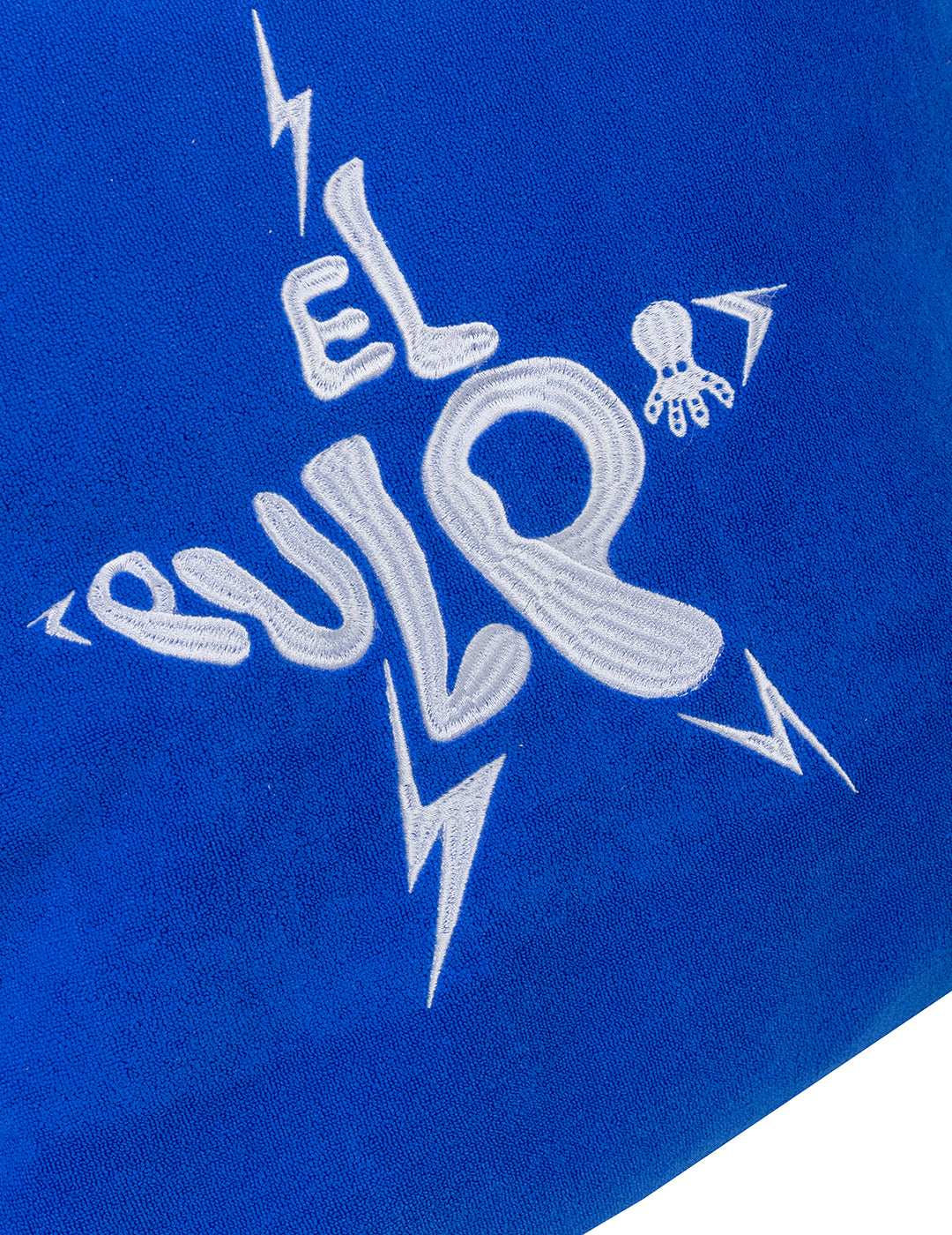 ELECTRIC BLUE STAR COLOR TERRY TOTE BAG