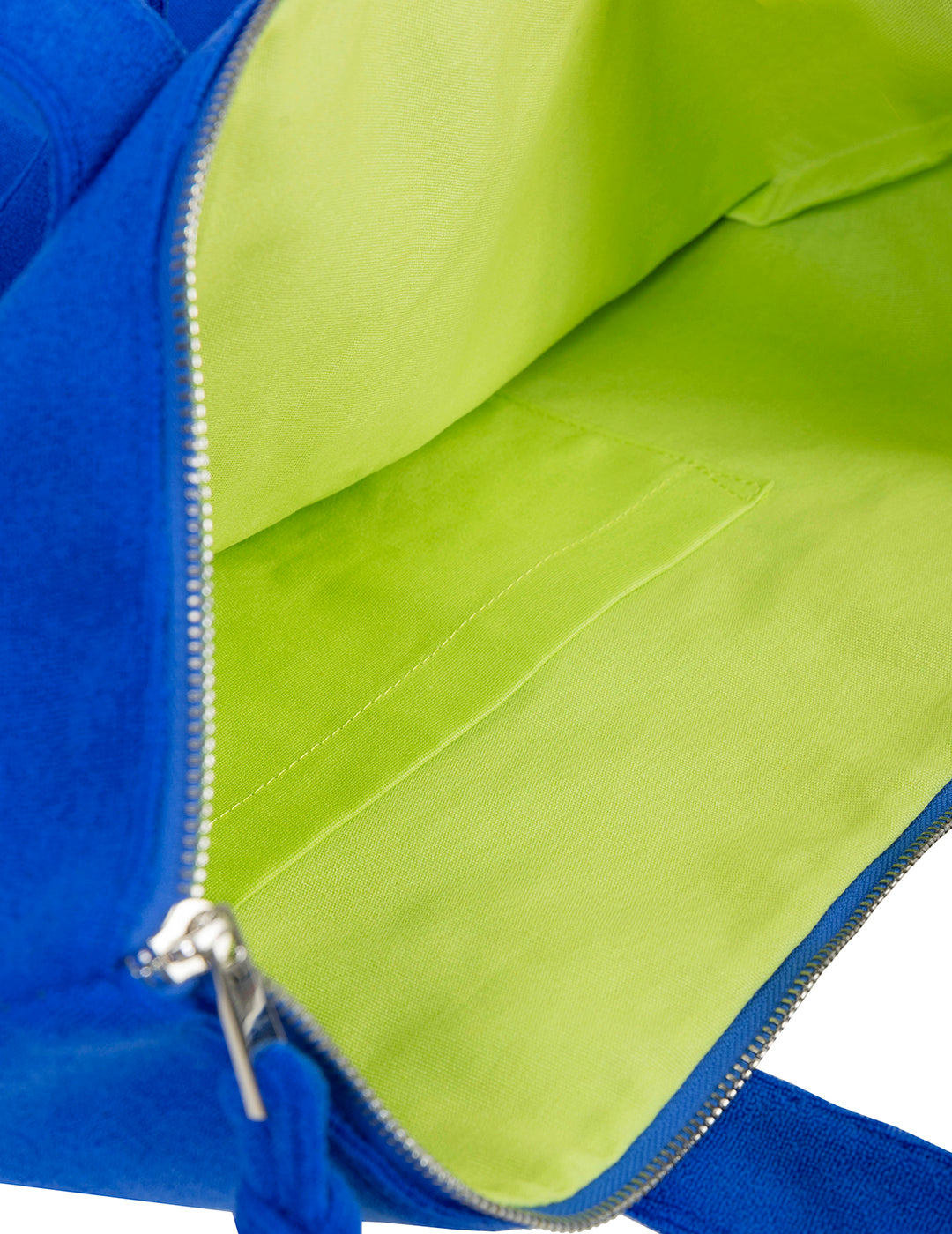 ELECTRIC BLUE STAR COLOR TERRY TOTE BAG