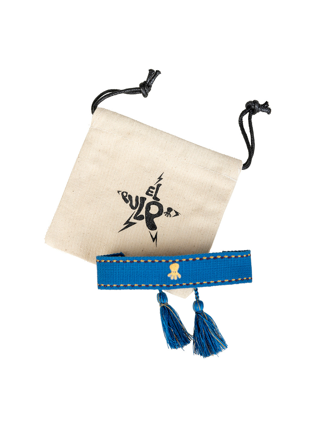 BRISA COBALT BLUE WOVEN BRACELET
