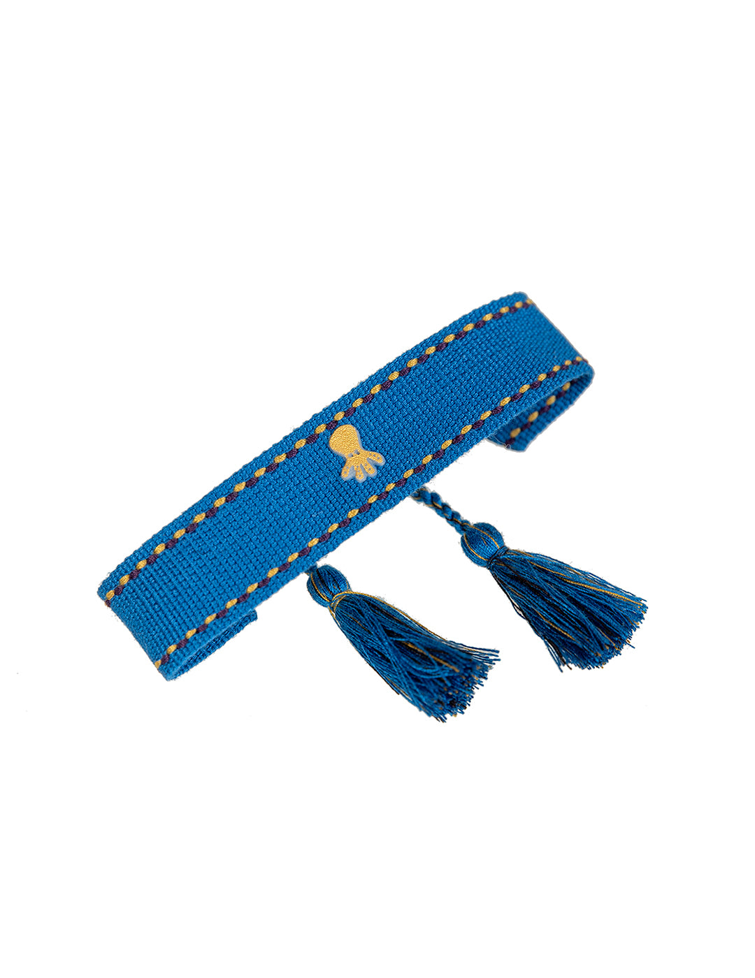 BRISA COBALT BLUE WOVEN BRACELET