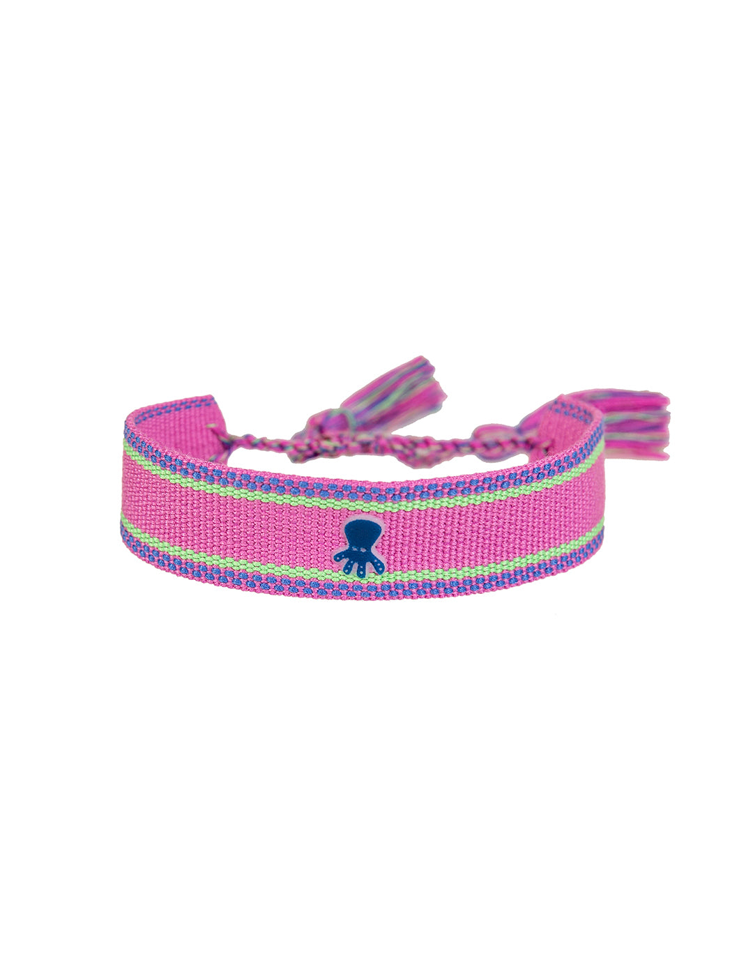 PINKY PROMISE FUCHSIA WOVEN BRACELET