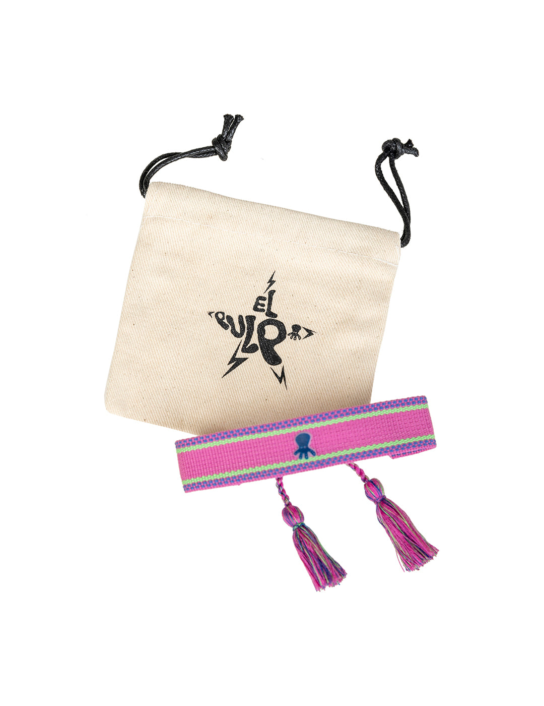 PINKY PROMISE FUCHSIA WOVEN BRACELET
