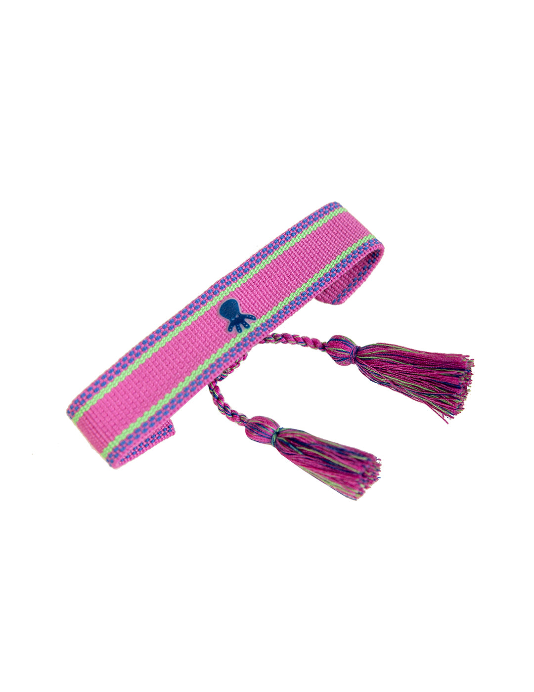 PINKY PROMISE FUCHSIA WOVEN BRACELET