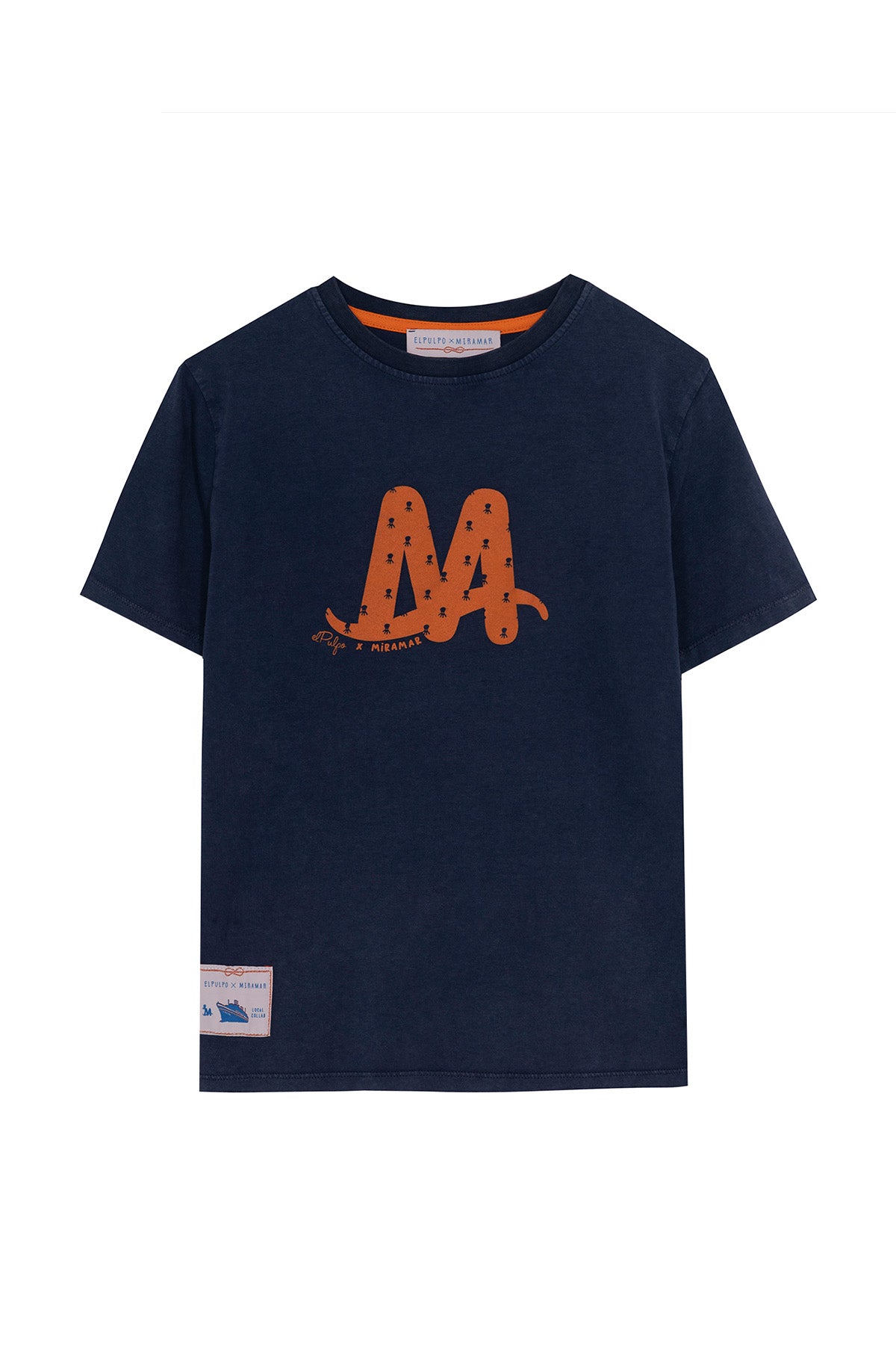 ATLANTIC NAVY BLUE DELAVÉ BOYS' T-SHIRT