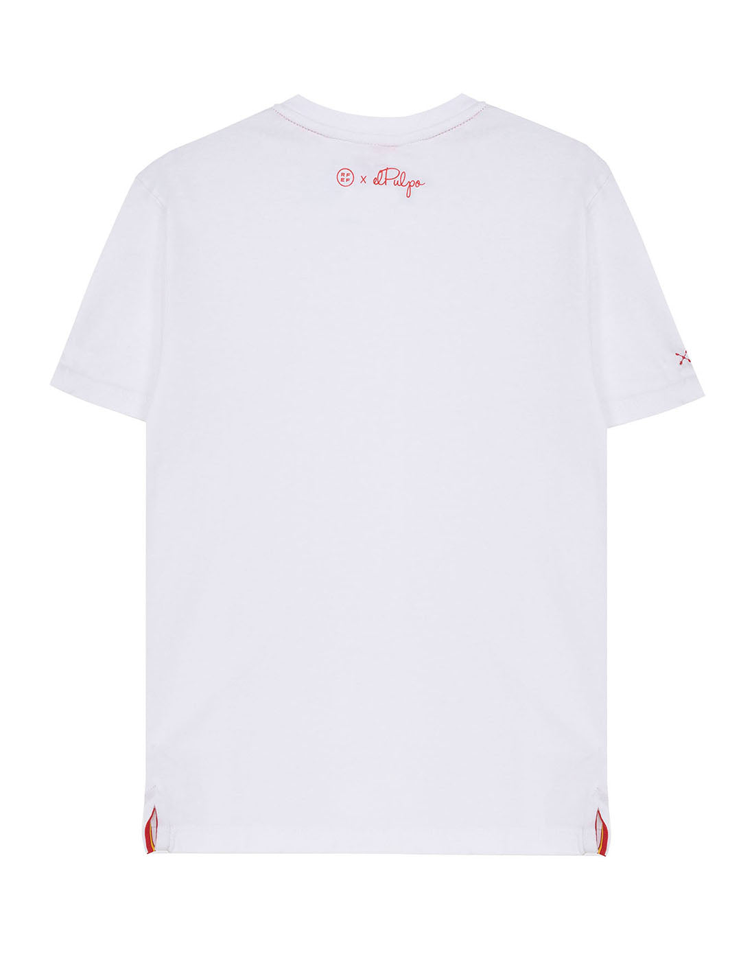 CAMISETA BASIC ELPULPO RFEF NIÑO BLANCO PURO