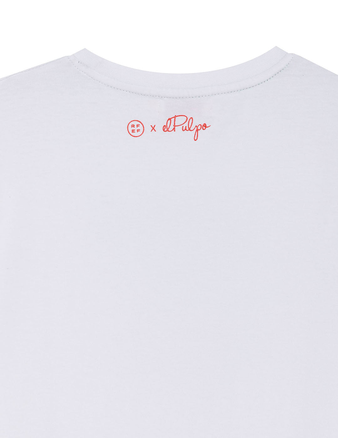 CAMISETA BASIC ELPULPO RFEF NIÑO BLANCO PURO