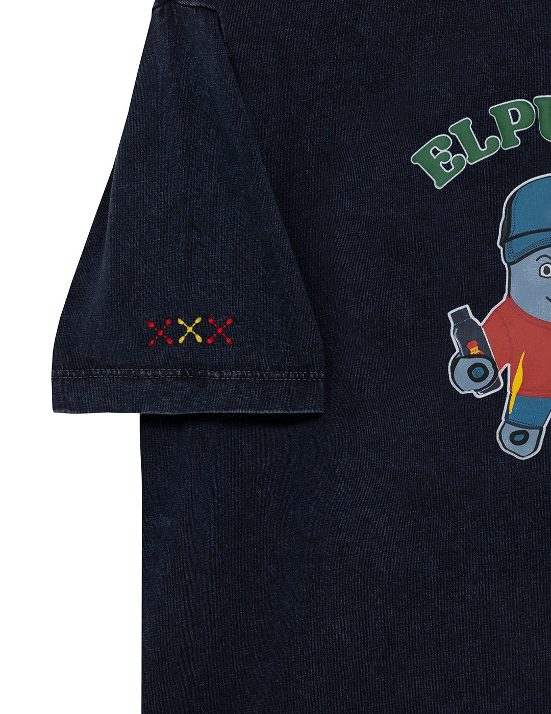 CAMISETA BASIC ELPULPO RFEF NIÑO AZUL MARINO DELAVÉ