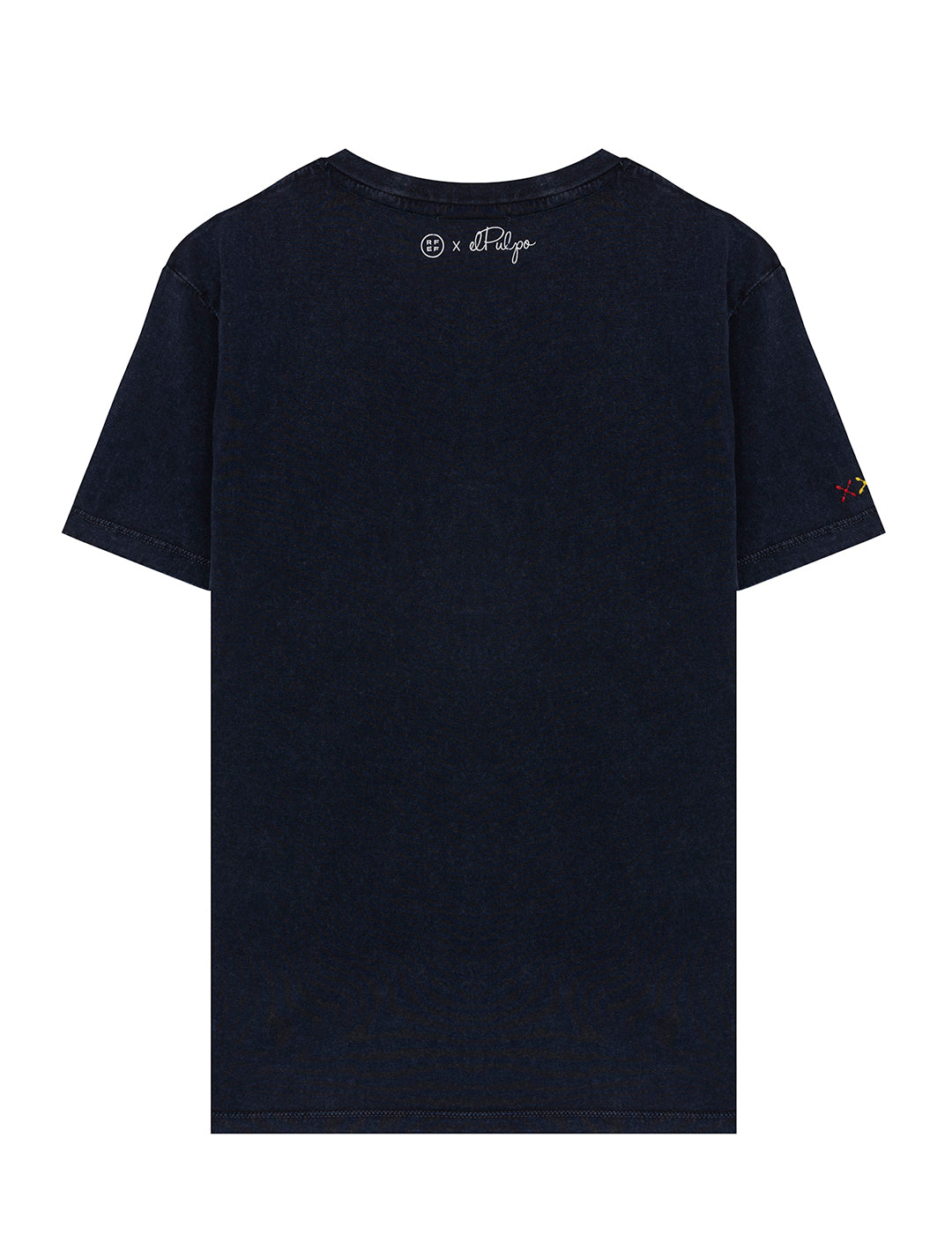 CAMISETA BASIC ELPULPO RFEF NIÑO AZUL MARINO DELAVÉ