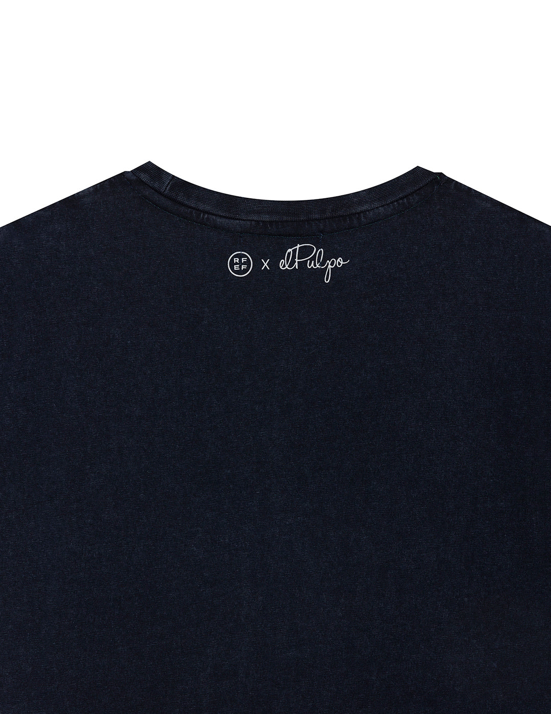 CAMISETA BASIC ELPULPO RFEF NIÑO AZUL MARINO DELAVÉ