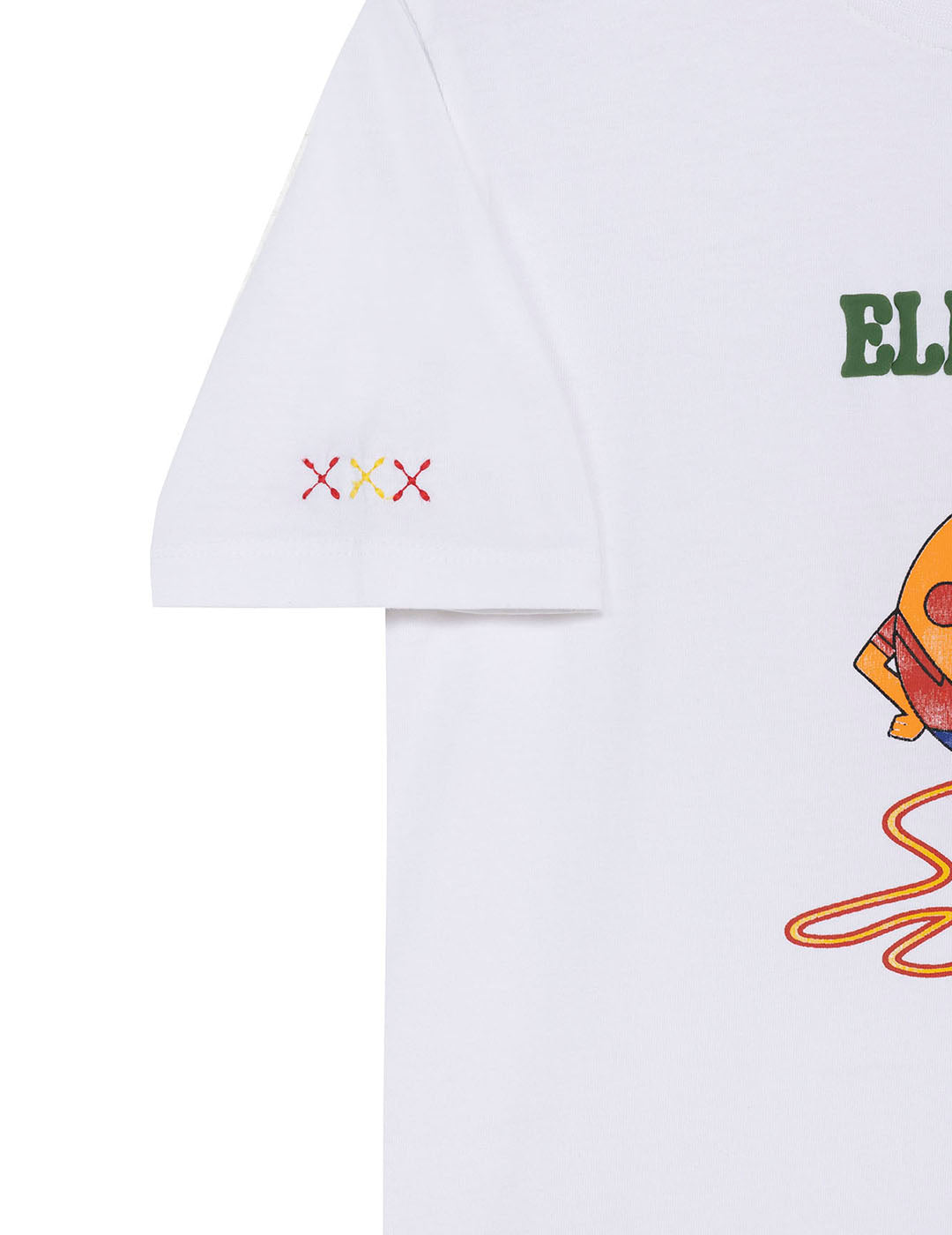 CAMISETA BASIC NARANJITO RFEF NIÑO BLANCO PURO