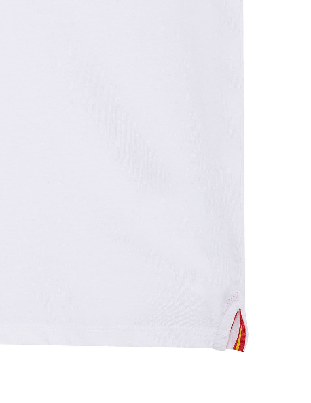 CAMISETA BASIC NARANJITO RFEF NIÑO BLANCO PURO