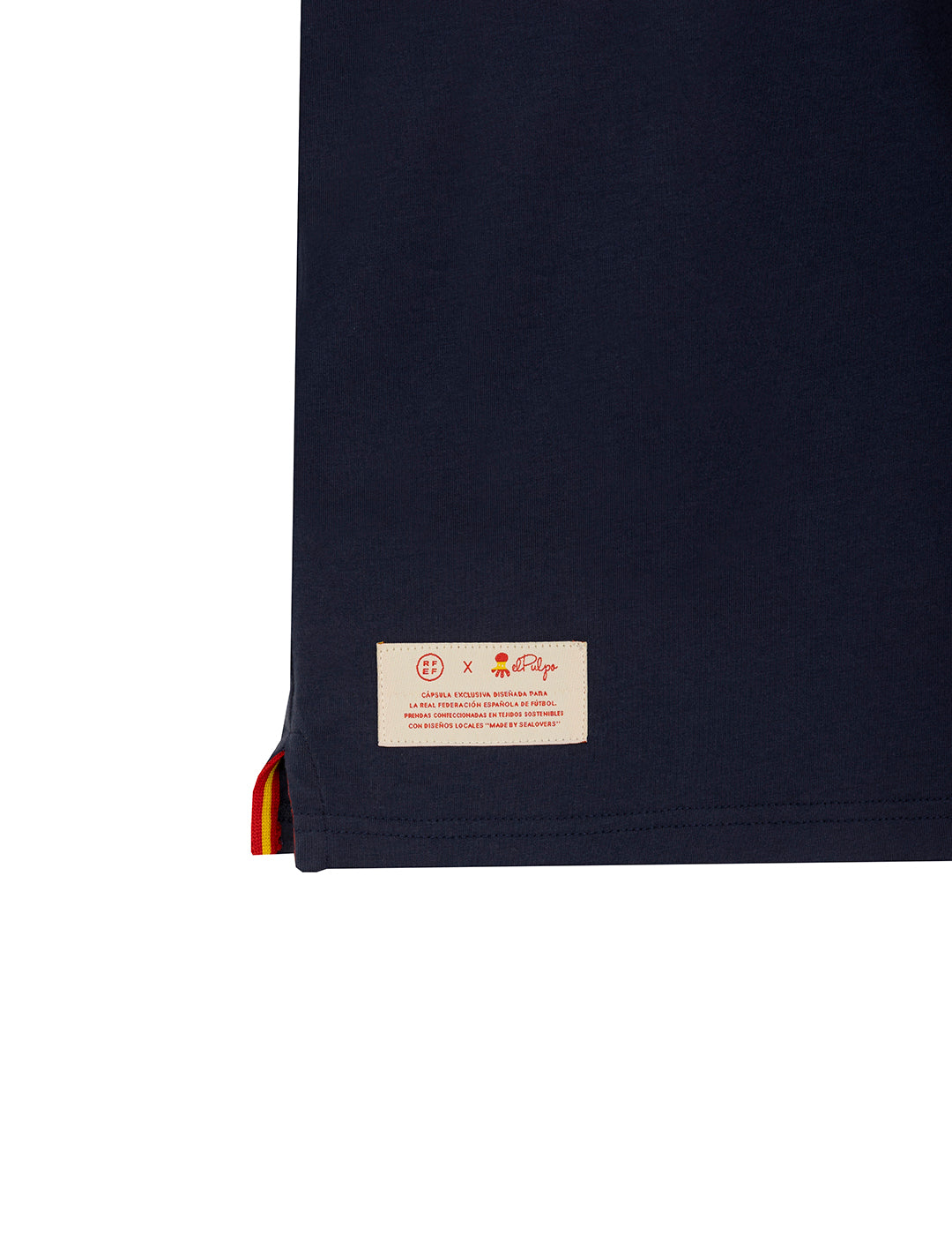 T-shirt infantil estampada polvo e laranja DELAVÉ azul marinho