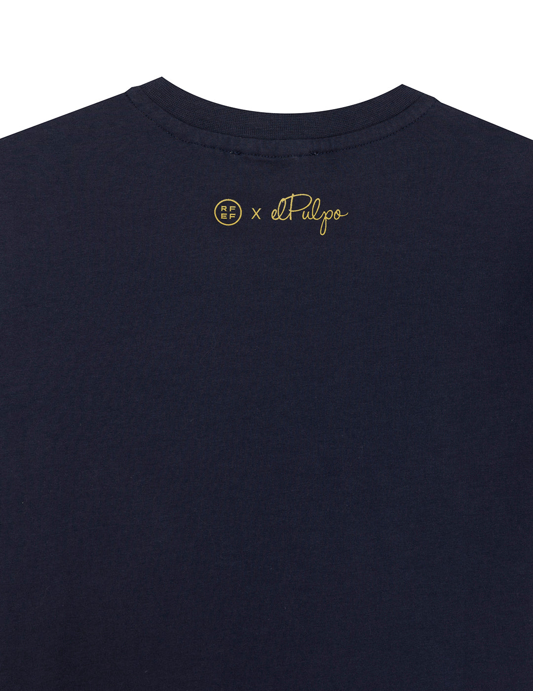 T-shirt infantil estampada polvo e laranja DELAVÉ azul marinho