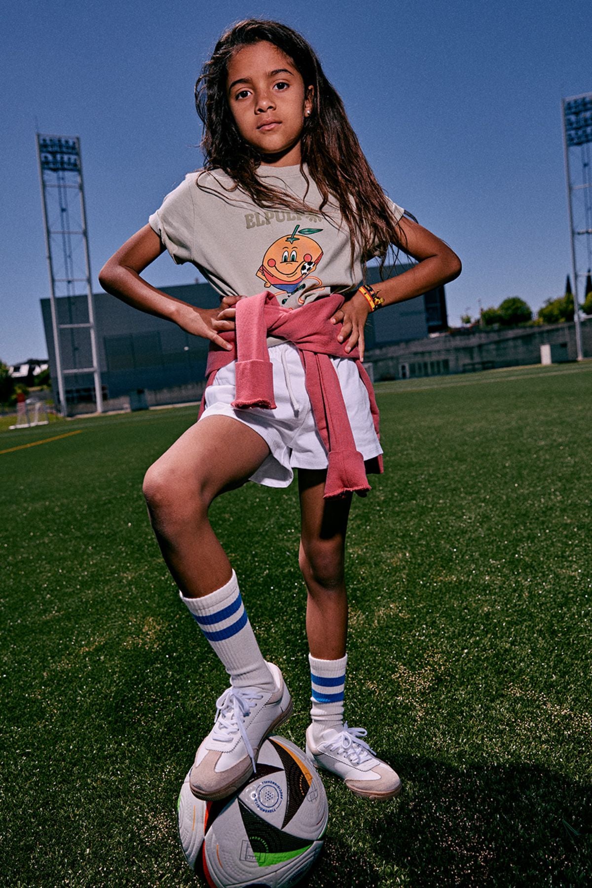 BOY'S T-SHIRT WITH OCTOPUS AND SAGE GREEN ORANGE PRINT