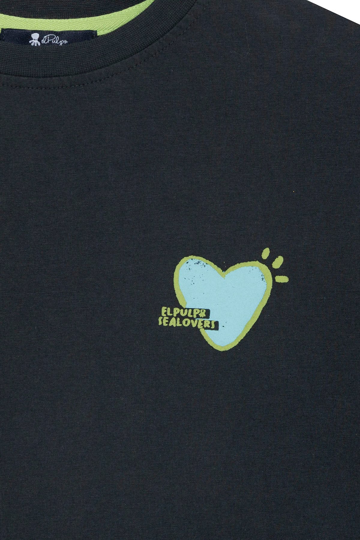 CAMISETA NIÑO ESTAMPADO THE ARTIST AZUL MARINO DELAVÉ