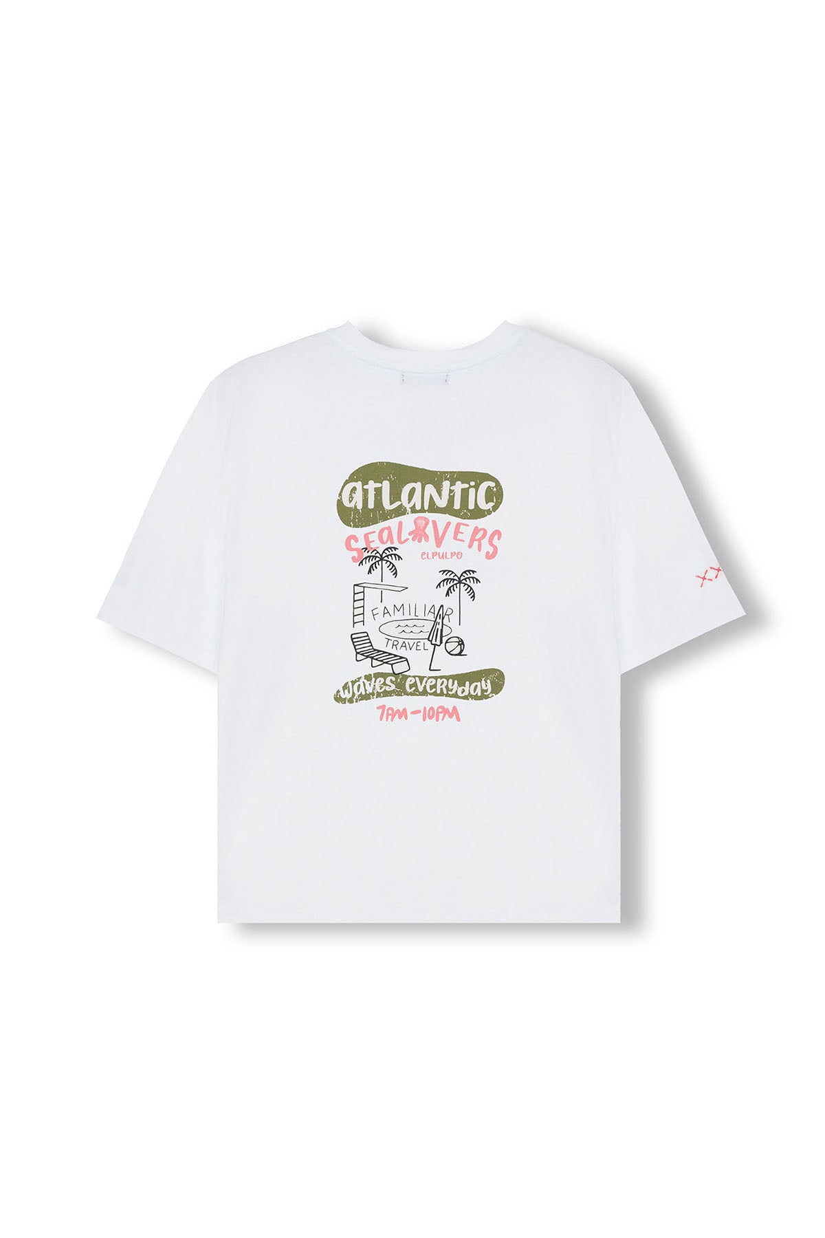 CAMISETA NIÑO ESTAMPADO FAMILIAR TRAVEL BLANCO PURO