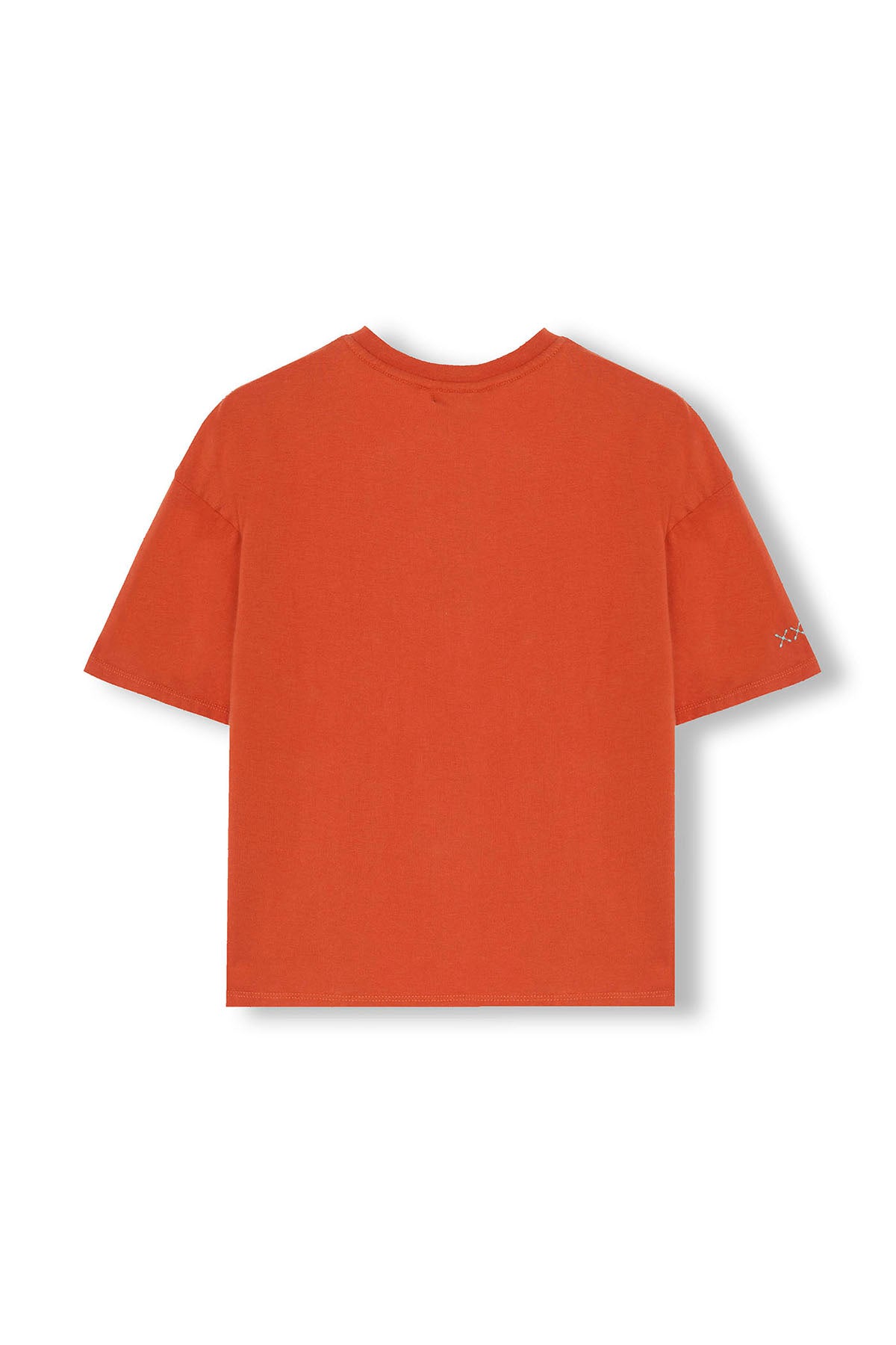 T-SHIRT MASCULINA COM ESTAMPA DE REMO DE TERRACOTA