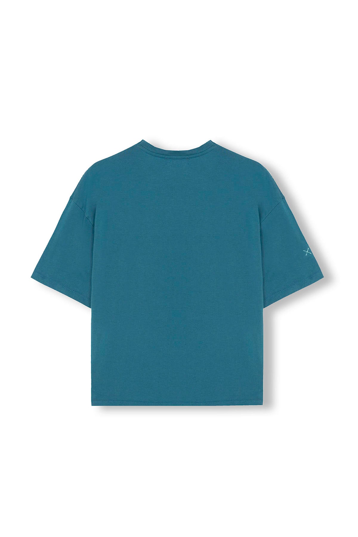 T-SHIRT MENINA COM ESTAMPA DE REMO AZUL SAFIRA