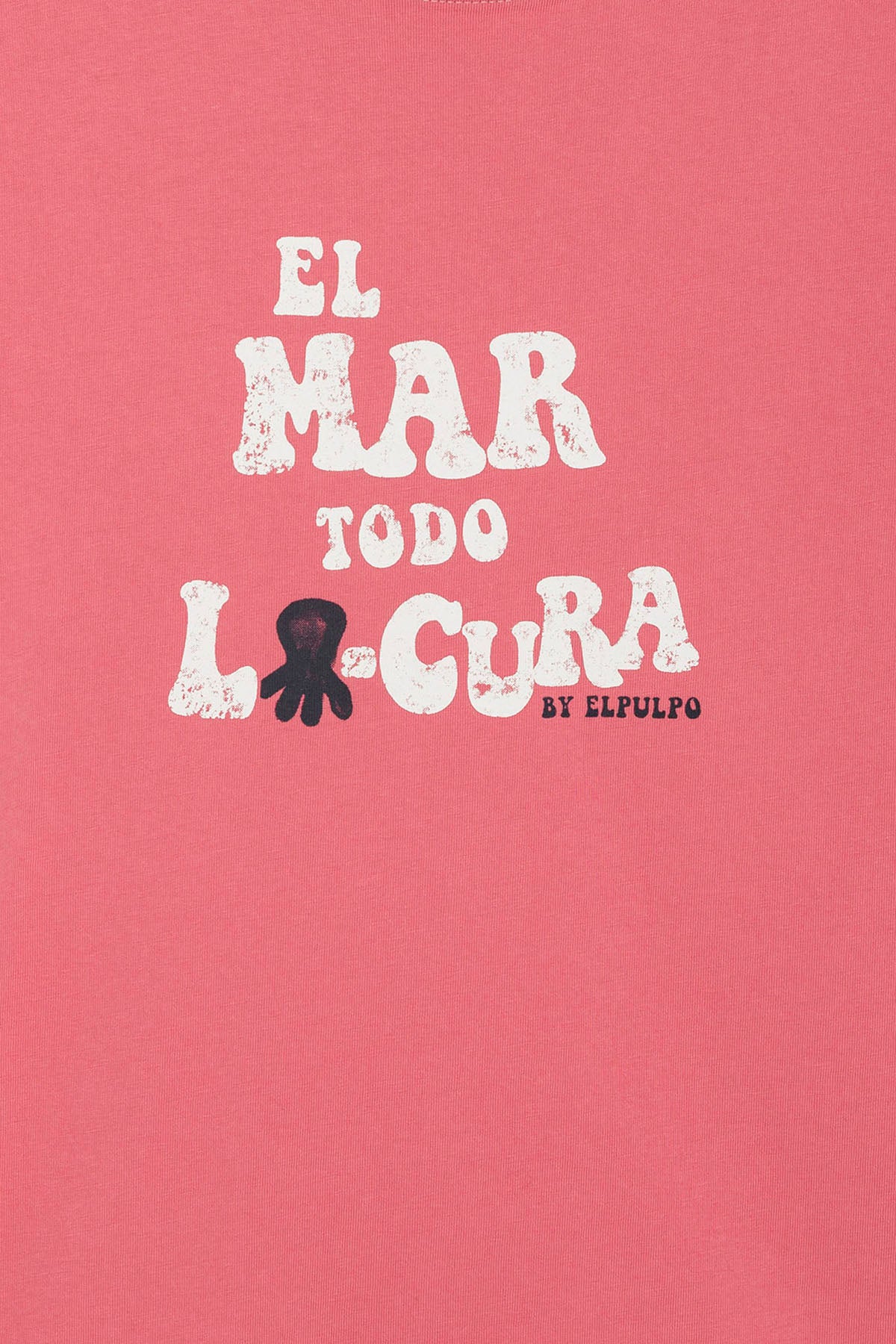 T-SHIRT MASCULINA OVERSIZE THE SEA ALL MADNESS EM ROSA CHICLETE