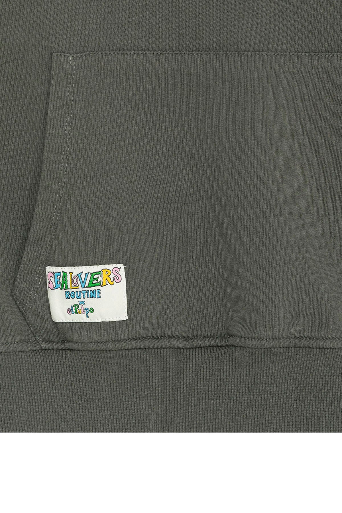 SUDADERA NIÑO CAPUCHA BORDADO SEALOVERS SUN ANTRACITA