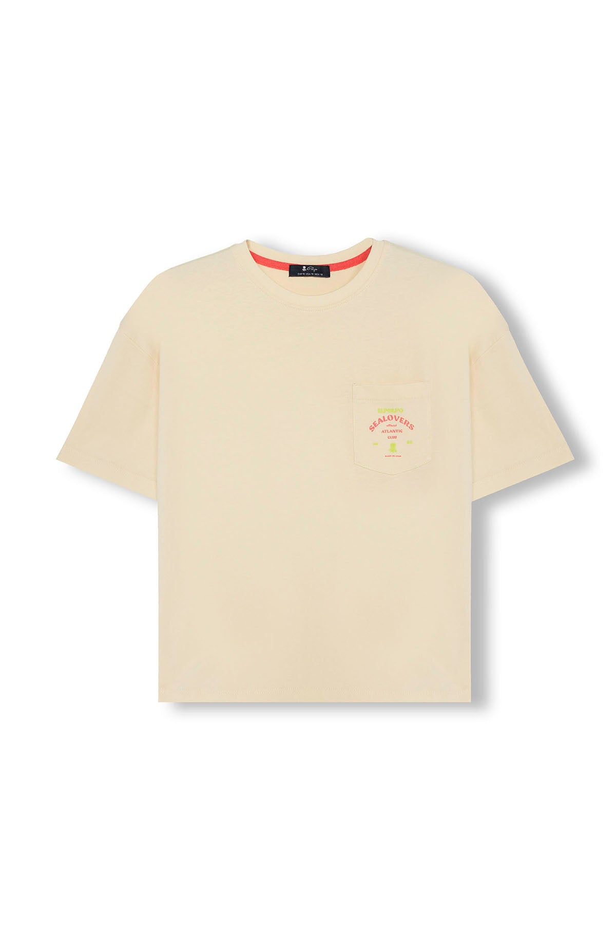 T-SHIRT OVERSIZE MASCULINA SEALOVERS CLUB, BRANCO-FRIO
