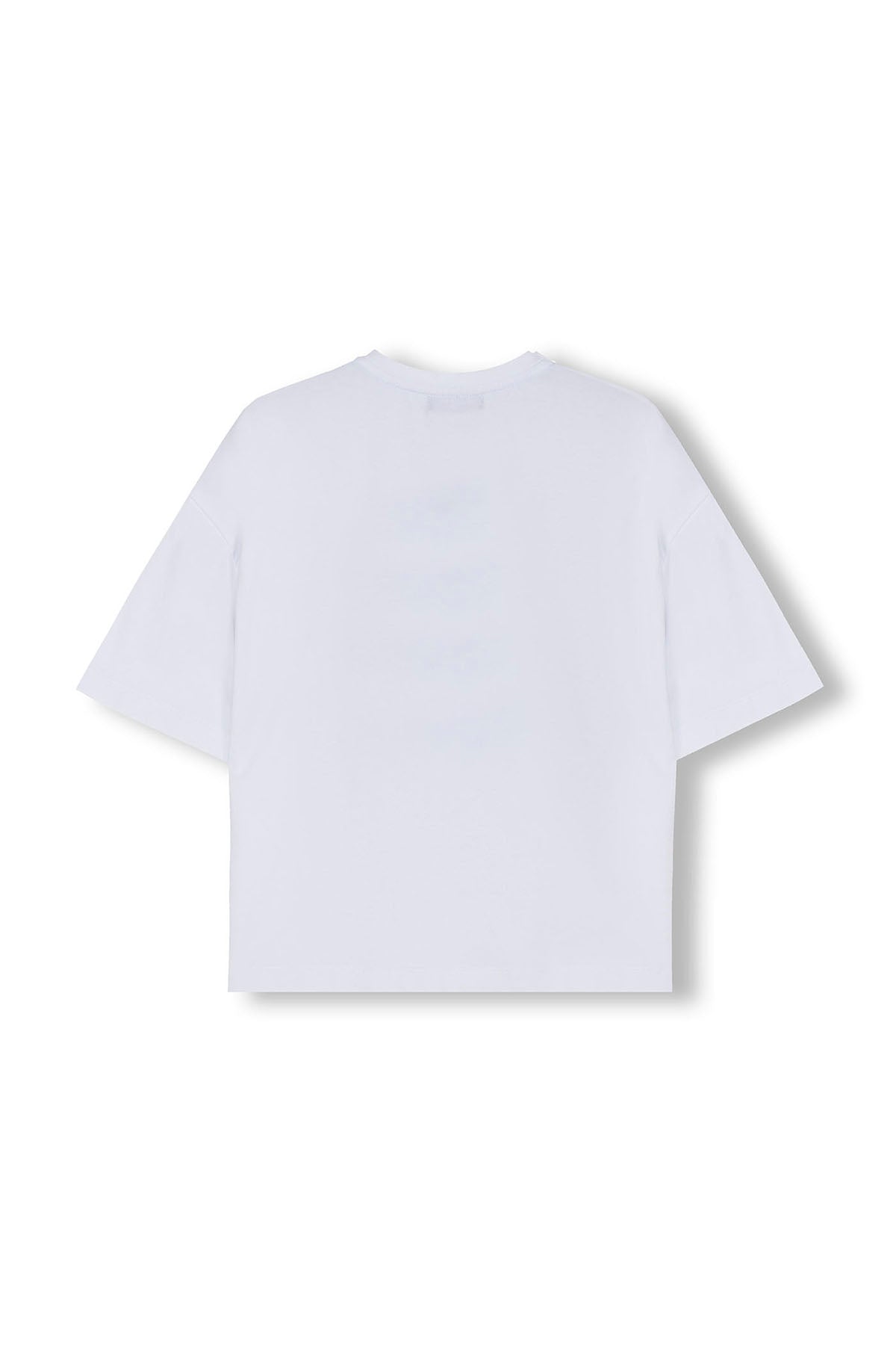 T-SHIRT OVERSIZED ELPULPO SNORKEL PARA MENINO EM BRANCO PURO