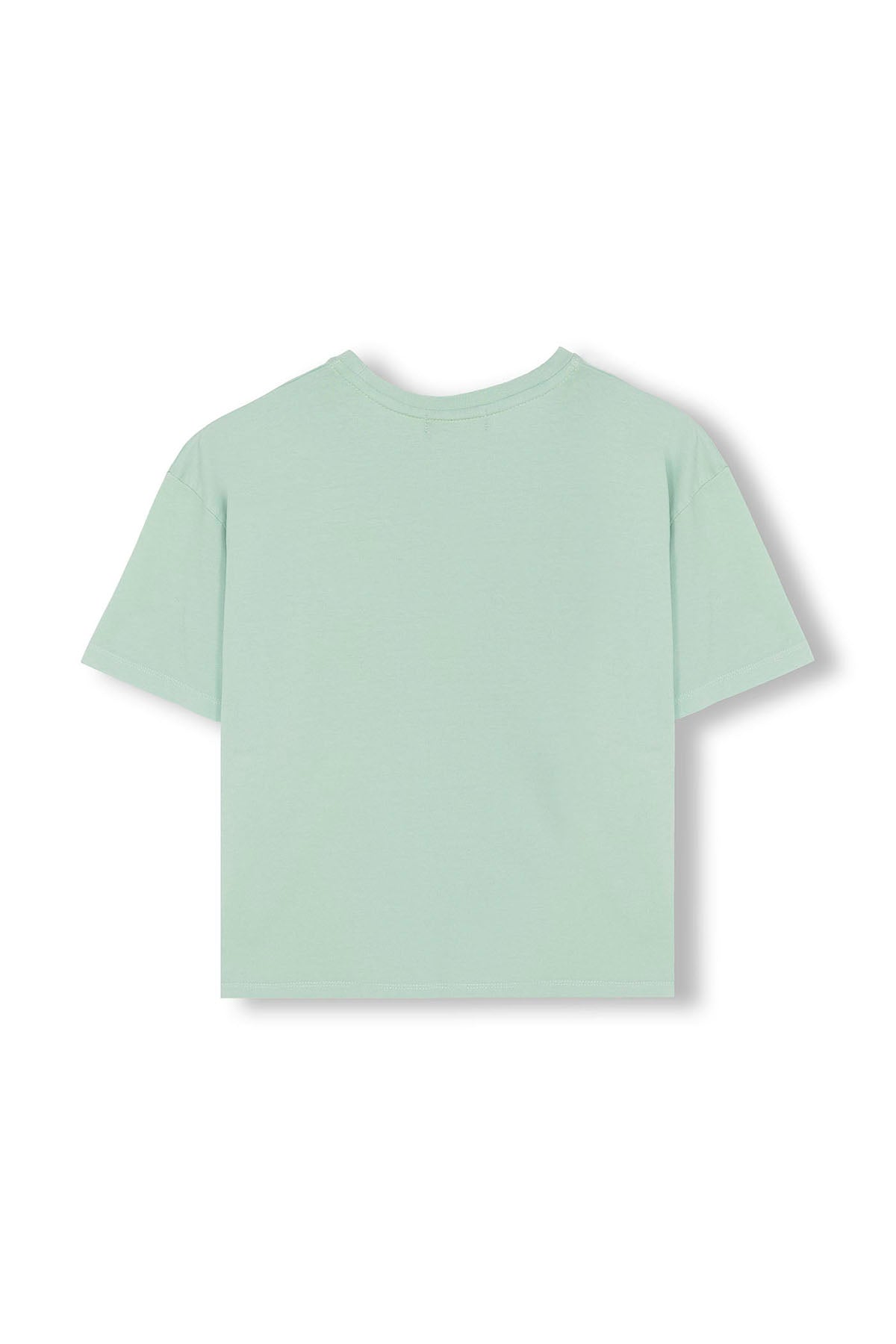 CAMISETA NIÑO OVERSIZE SURF SHOP AZUL TURQUESA