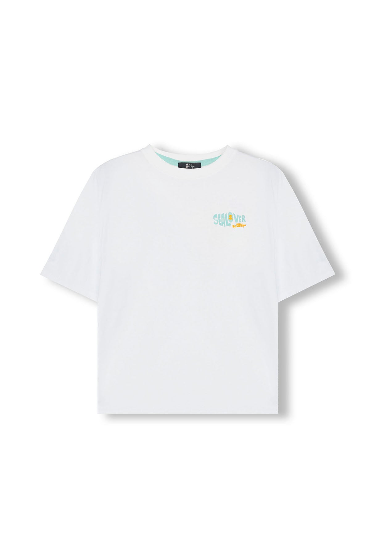 CAMISETA NIÑO OVERSIZE SURFING LIKE SEALOVER BLANCO PURO