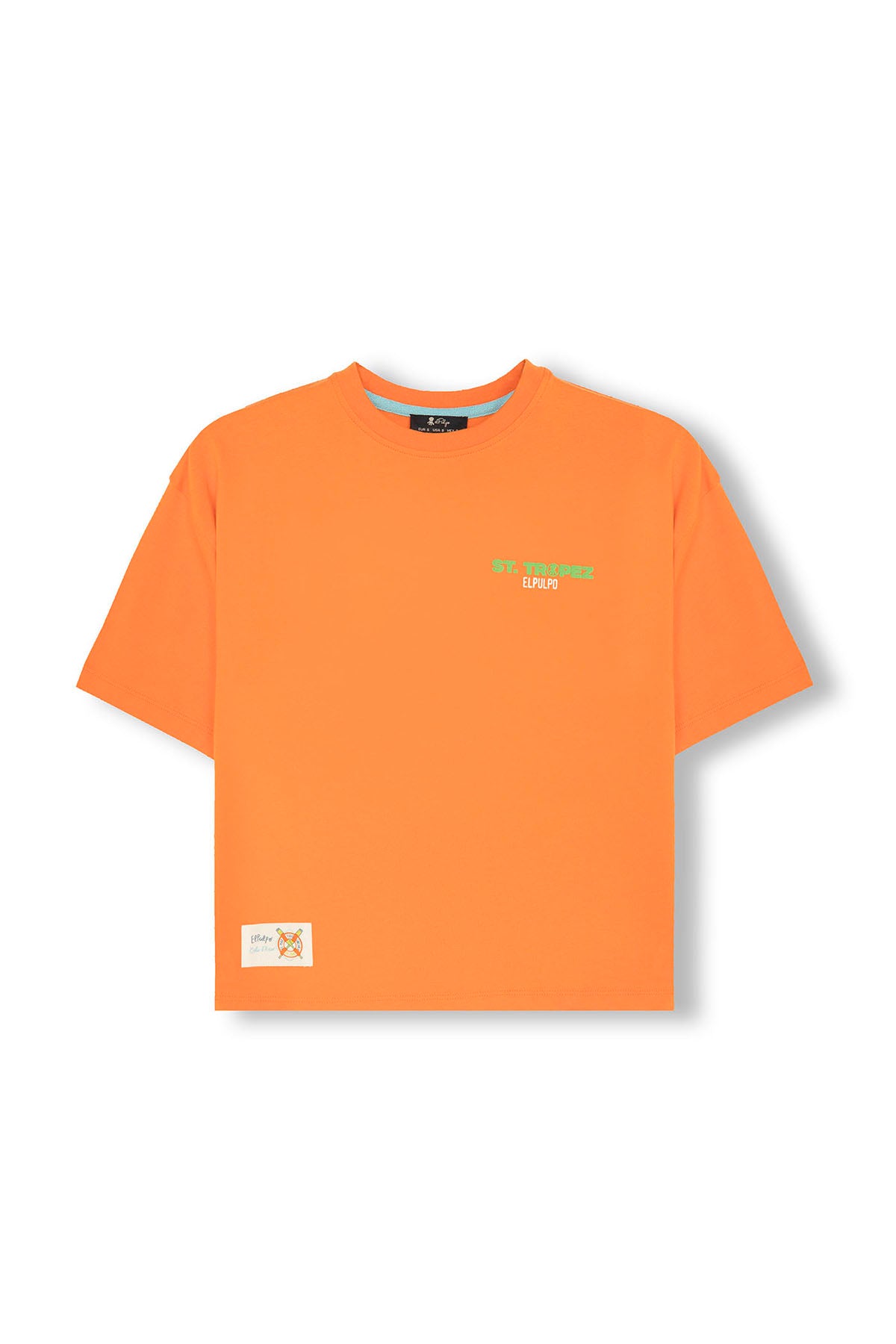 CAMISETA NIÑO OVERSIZE ST TROPEZ NARANJA CLARO