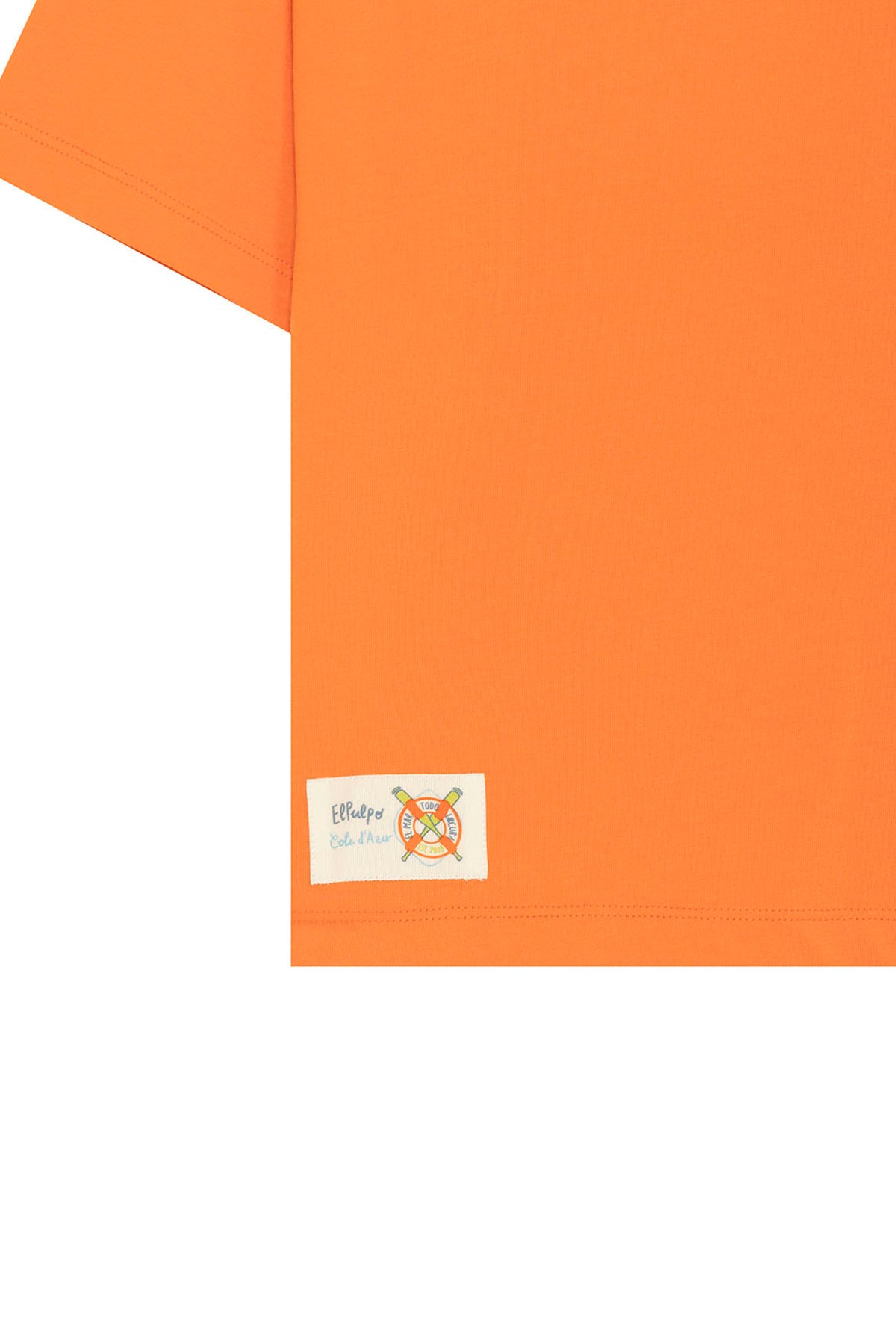 CAMISETA NIÑO OVERSIZE ST TROPEZ NARANJA CLARO