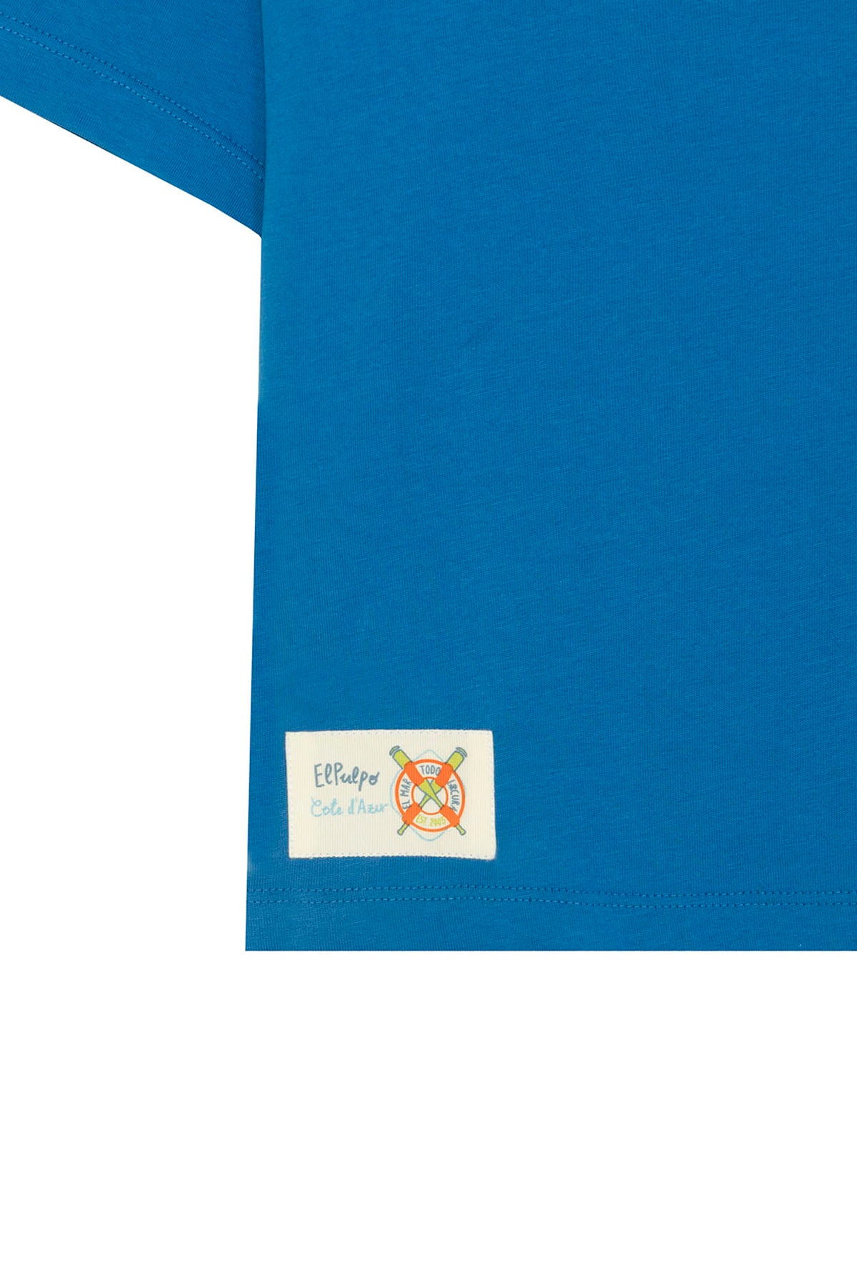 T-SHIRT ST TROPEZ OVERSIZED MENINO AZUL ELÉTRICO