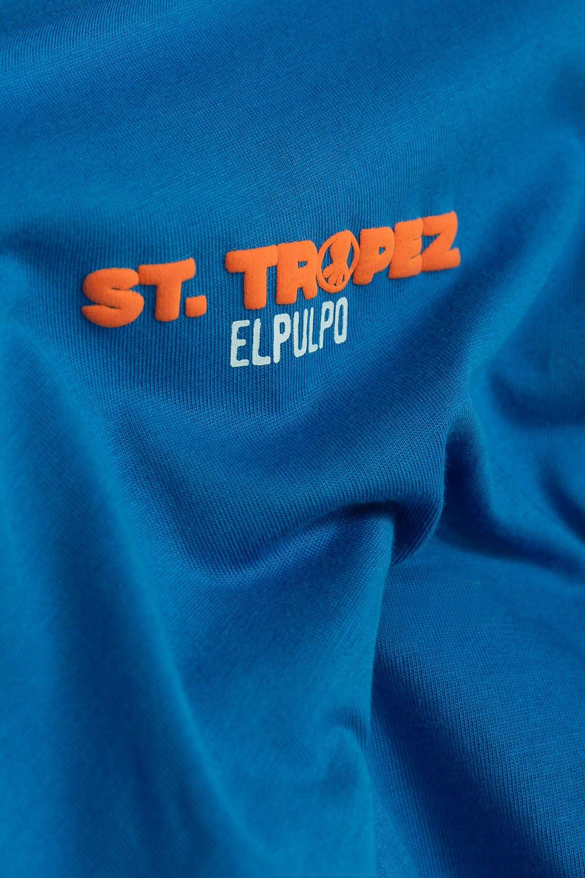 T-SHIRT ST TROPEZ OVERSIZED MENINO AZUL ELÉTRICO