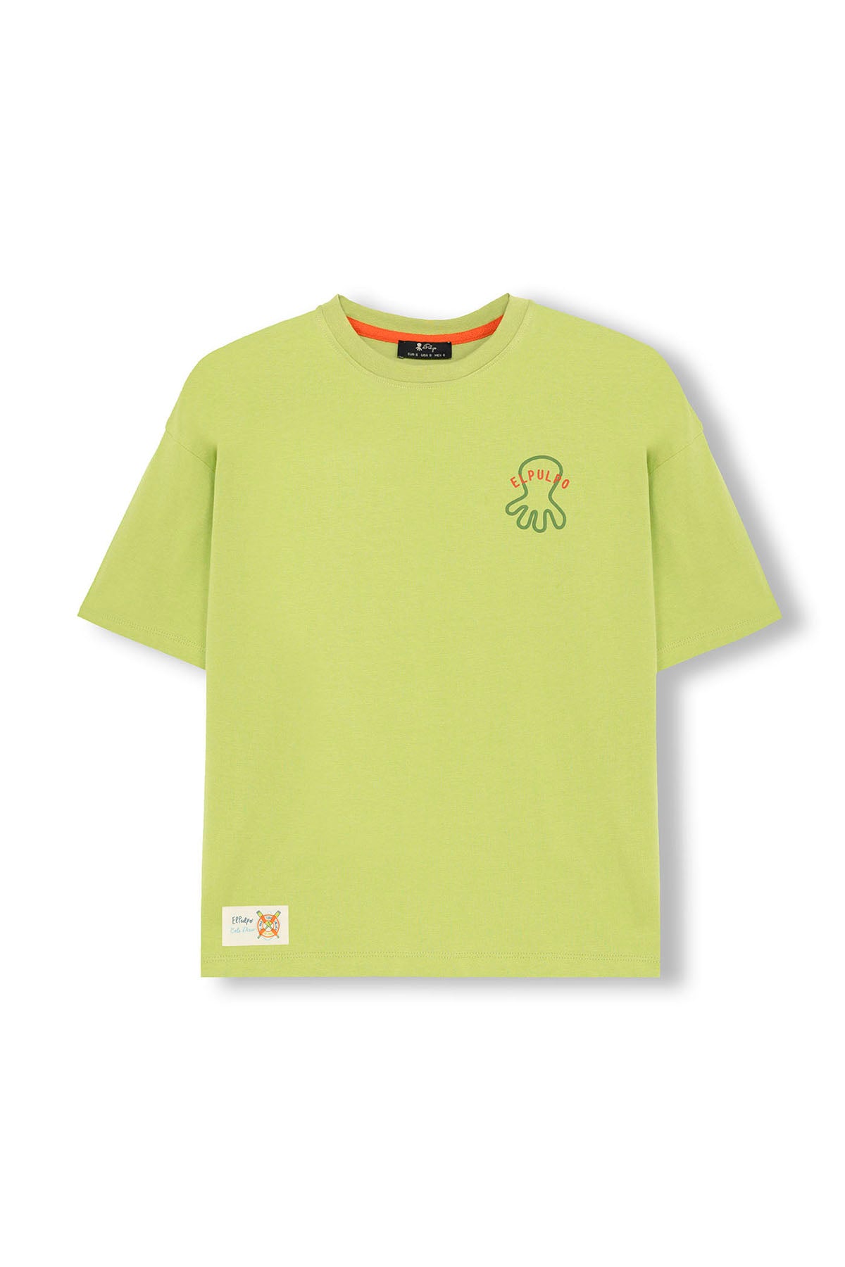 CAMISETA NIÑO OVERSIZE C´EST LA VIE VERDE CLARO