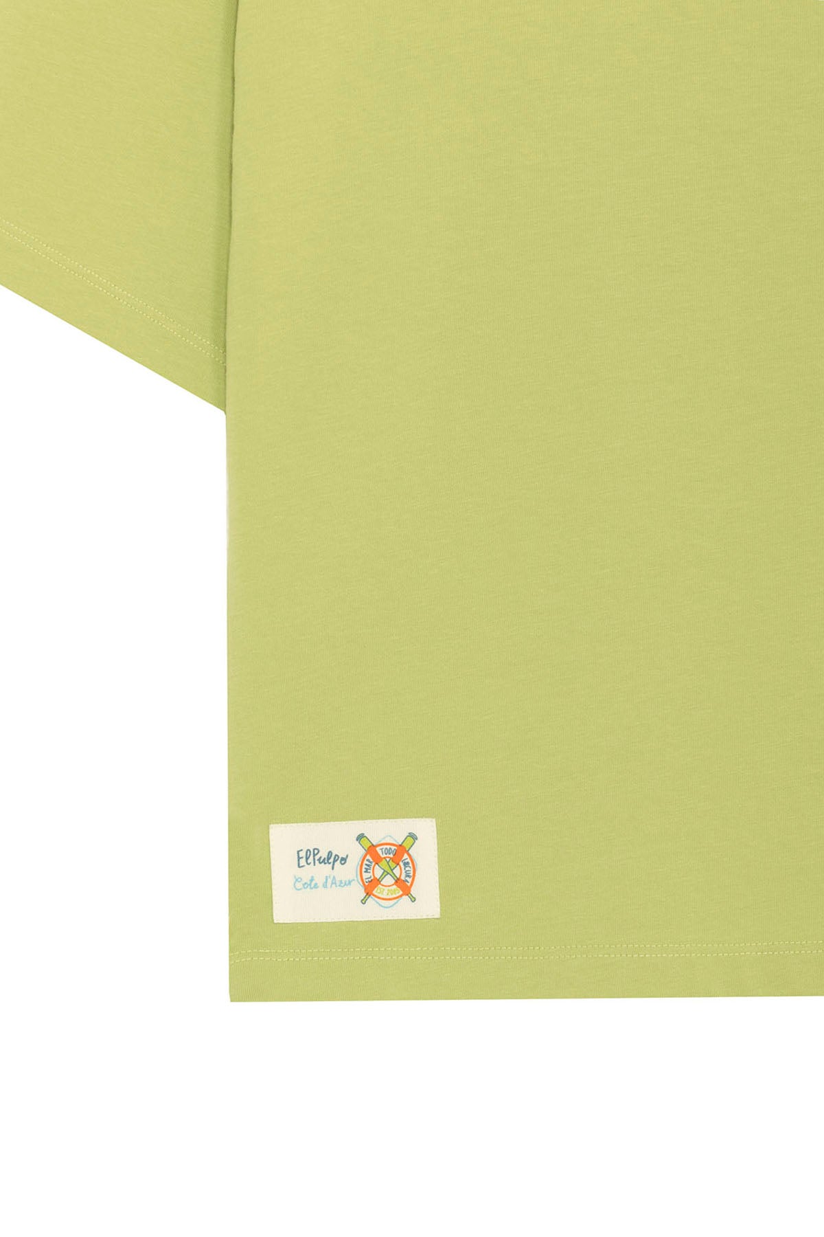 CAMISETA NIÑO OVERSIZE C´EST LA VIE VERDE CLARO