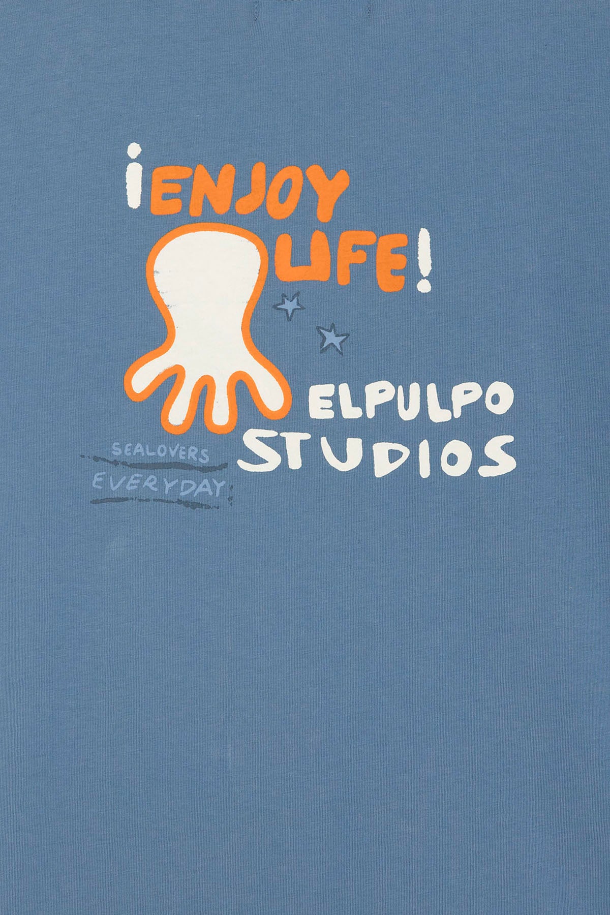 CAMISETA NIÑO OVERSIZE ELPULPO STUDIOS ÍNDIGO