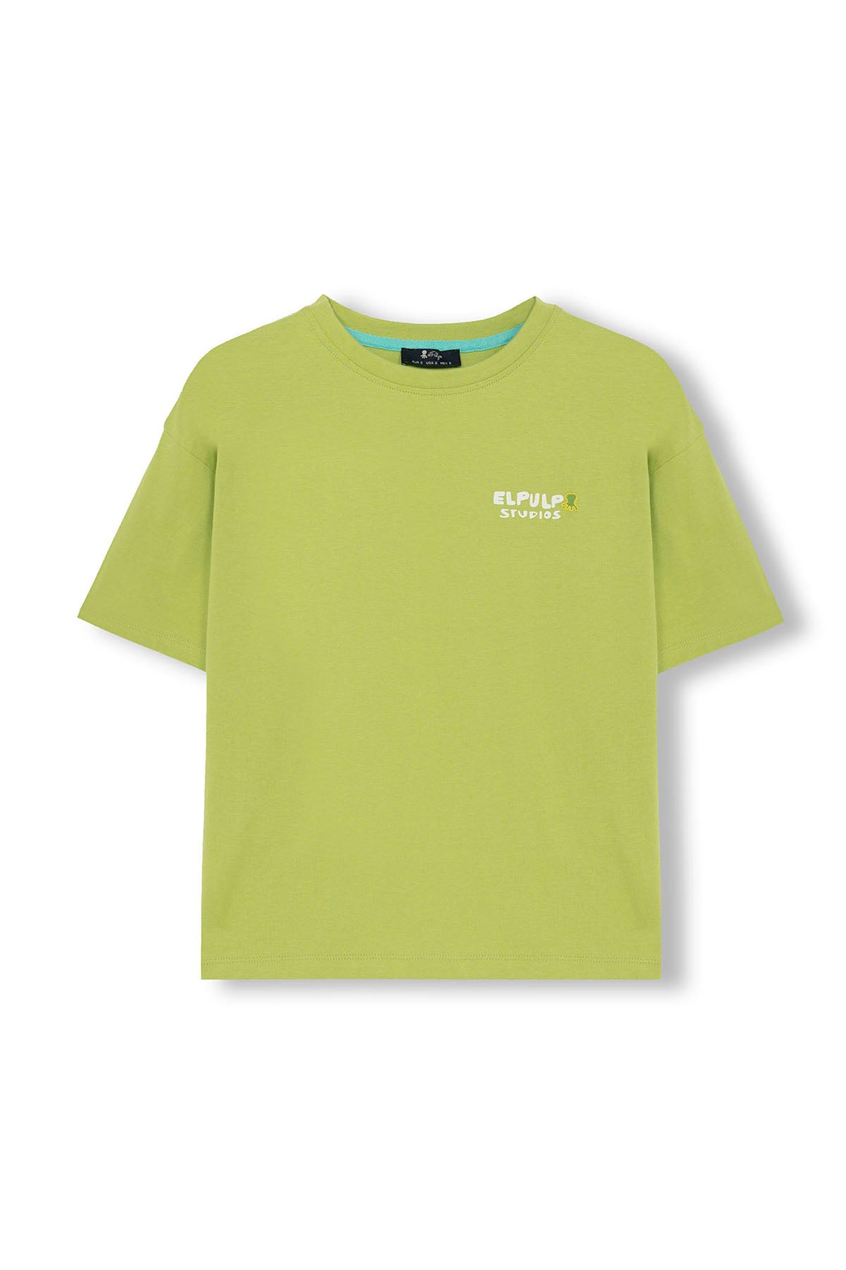 ELPULPO STUDIOS OVERSIZED BOYS' T-SHIRT PISTACHIO GREEN