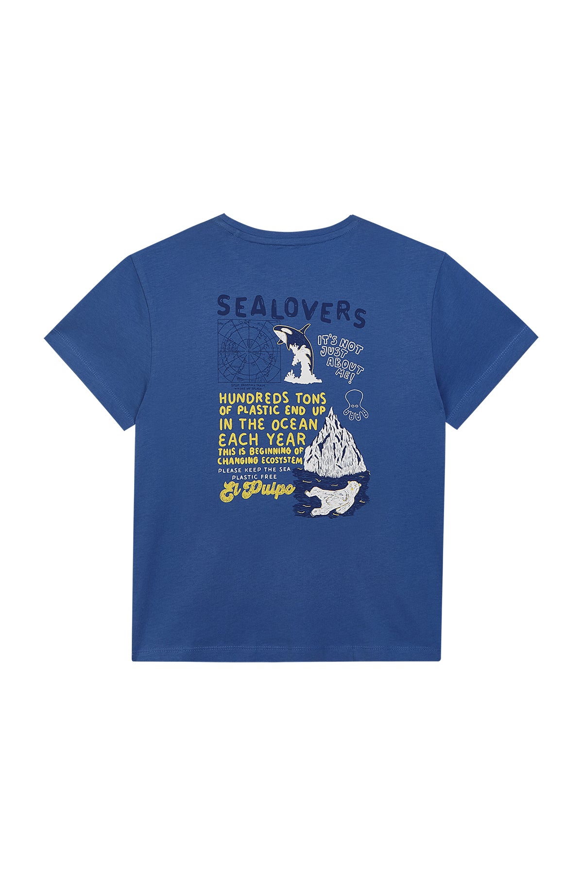CAMISETA NIÑO SEALOVERS RESOURCES AZUL ELÉCTRICO