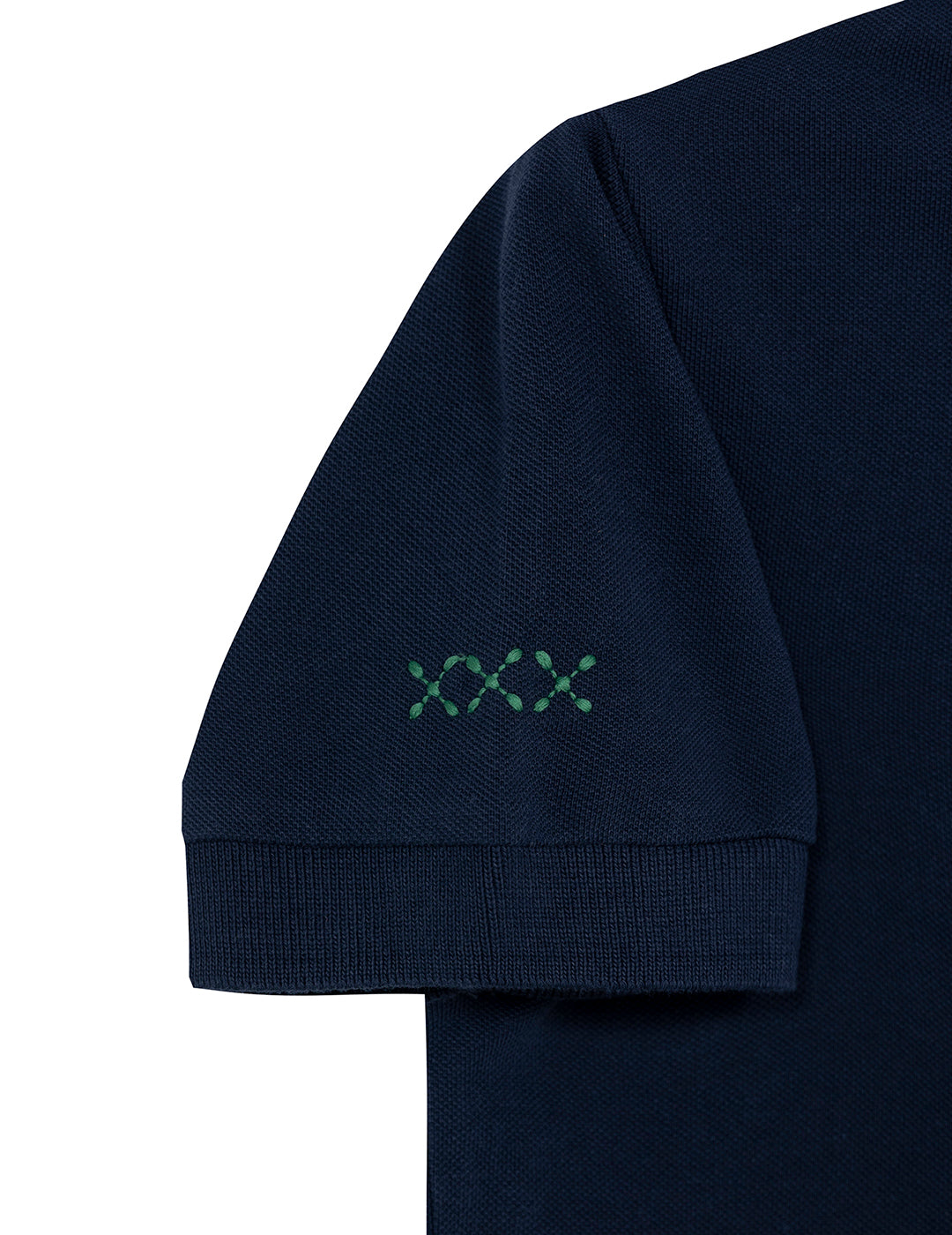 POLO NIÑO BASIC LOGO AZUL MARINO