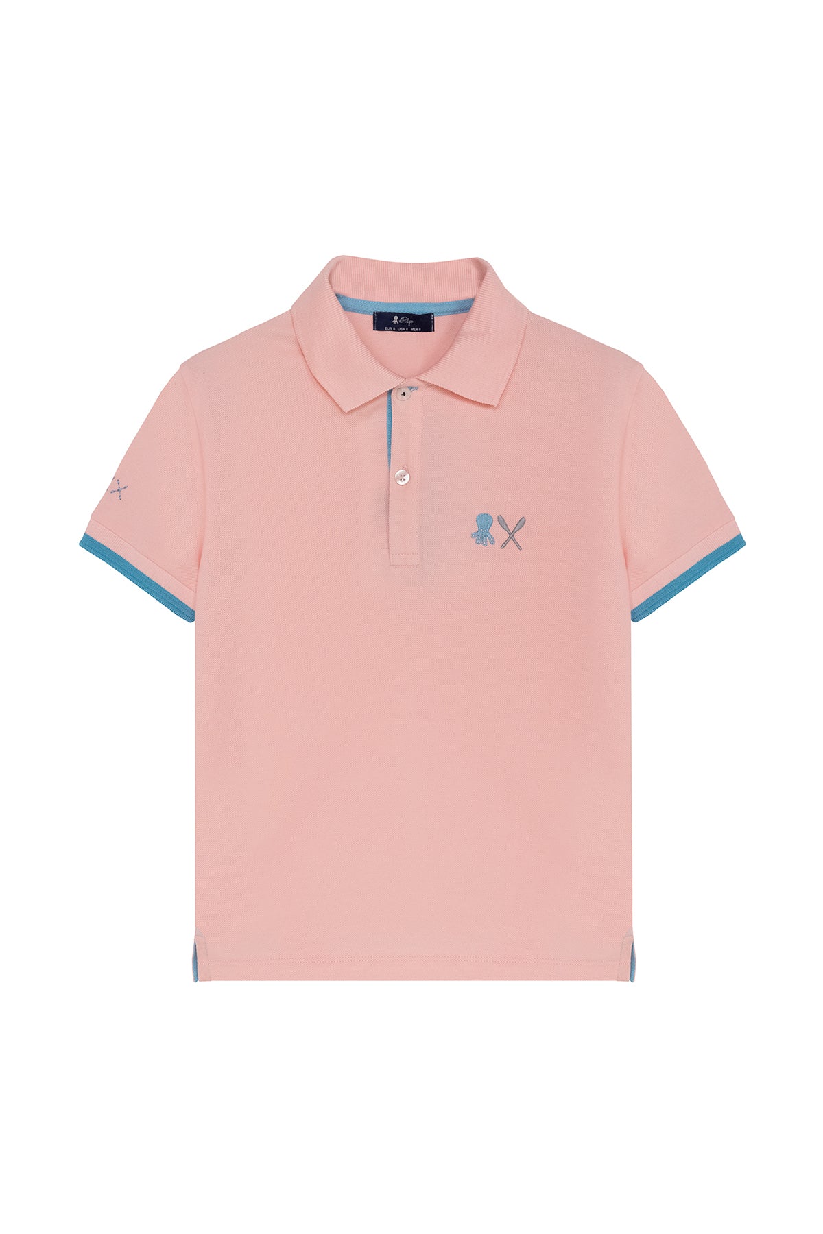 PINK ESSENTIALS EMBROIDERED BOYS POLO